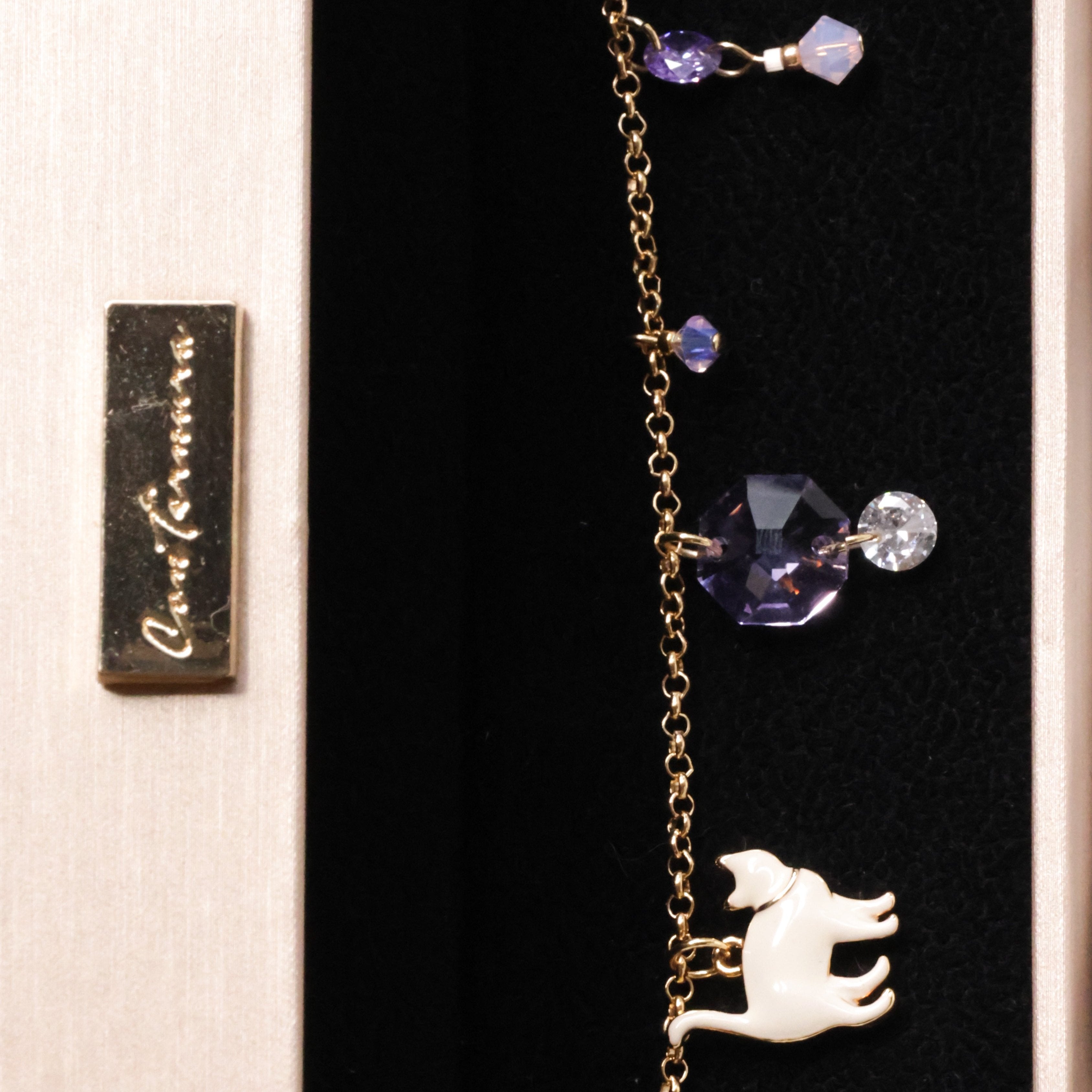 bag chain/ bracelet [2 in 1] Gem and the deer