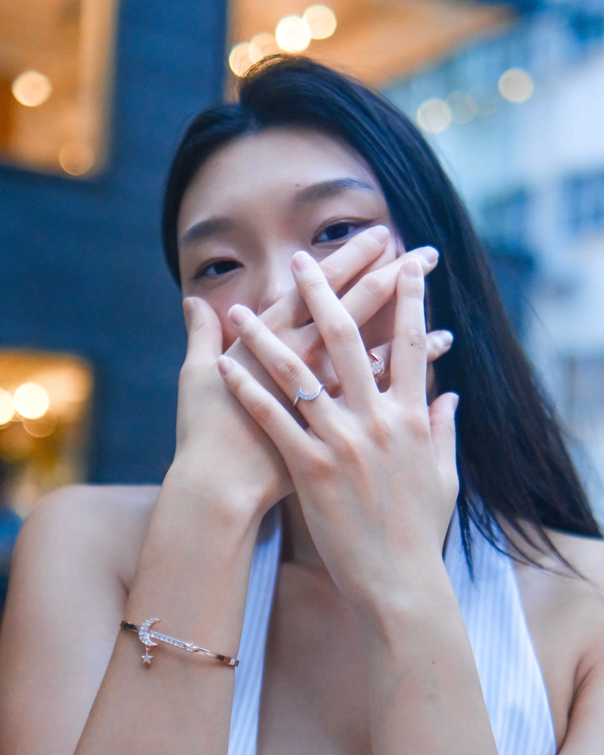 Soulmate : 18k Gold plated ring set