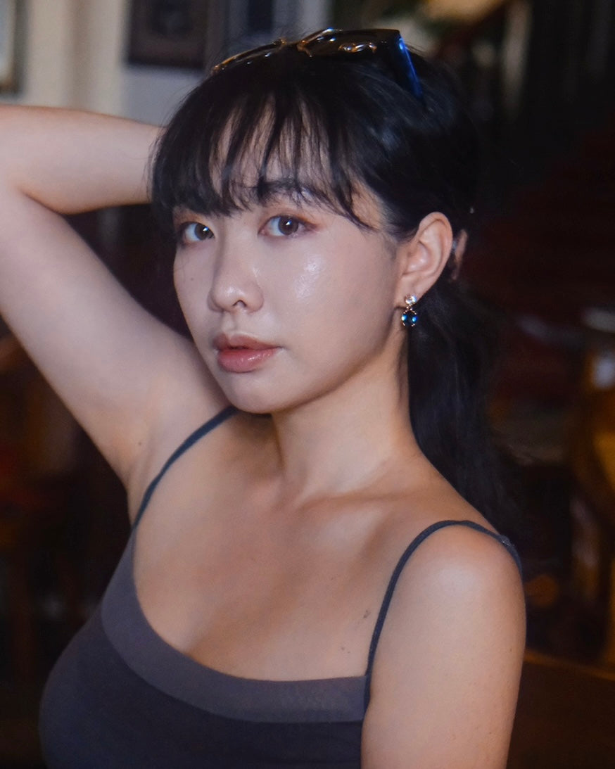 The Lake - Blue Oval Crystal