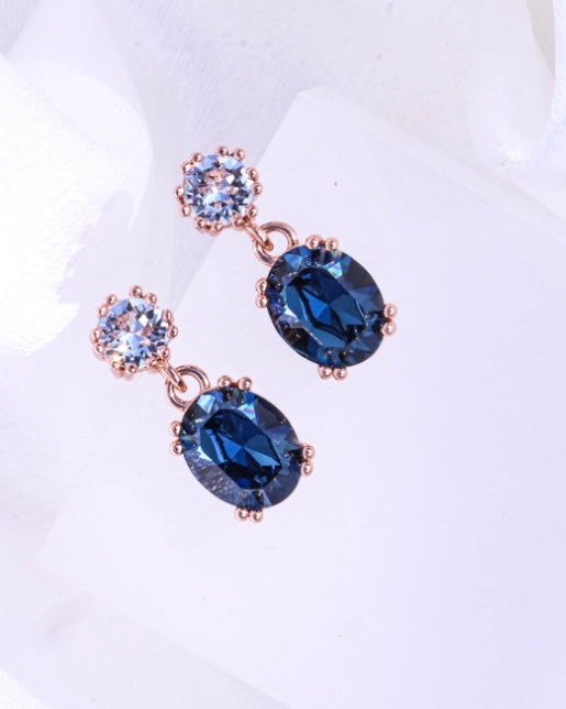 The Lake - Blue Oval Crystal