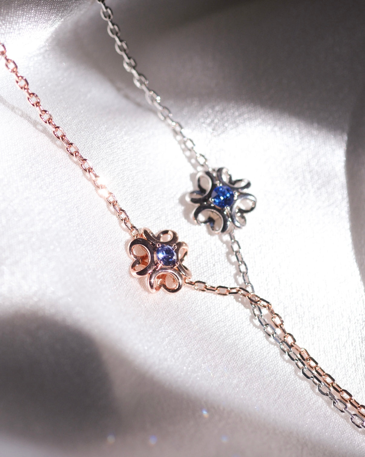 Faith Plus+ Bracelet | 925 Sterling Silver – 18K White Gold / Rose Gold Plating