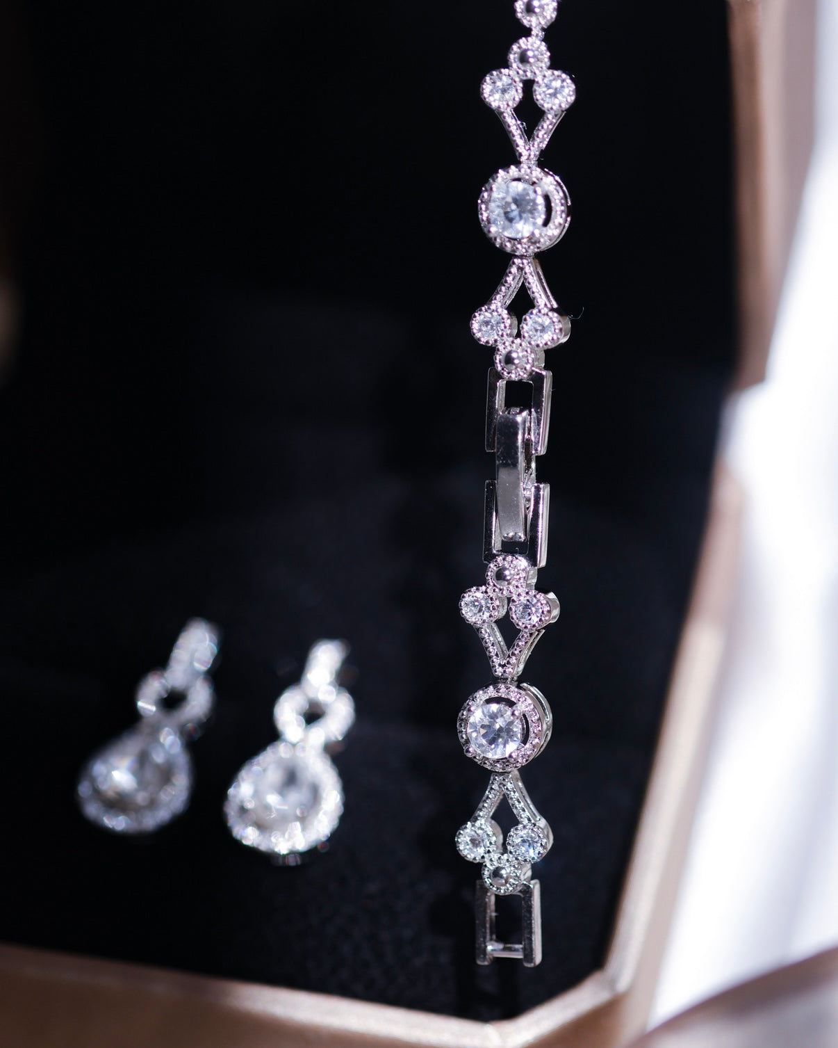 In the Next Life: Memory Wave Statement Bracelet (Silver) Set