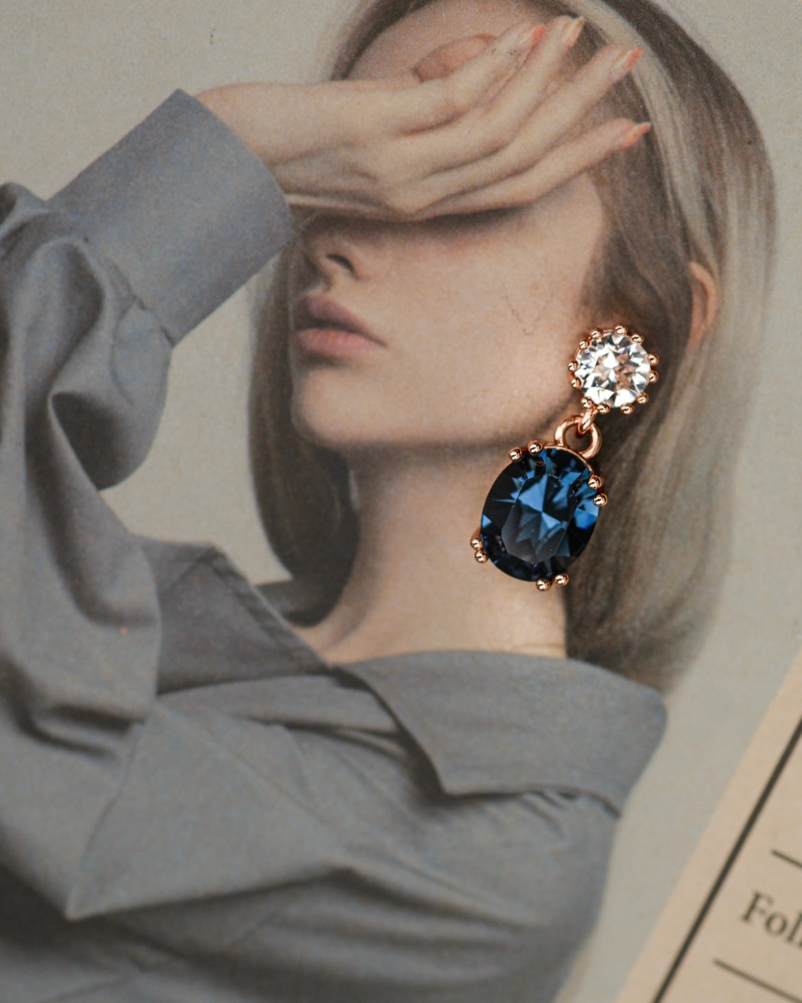 The Lake - Blue Oval Crystal