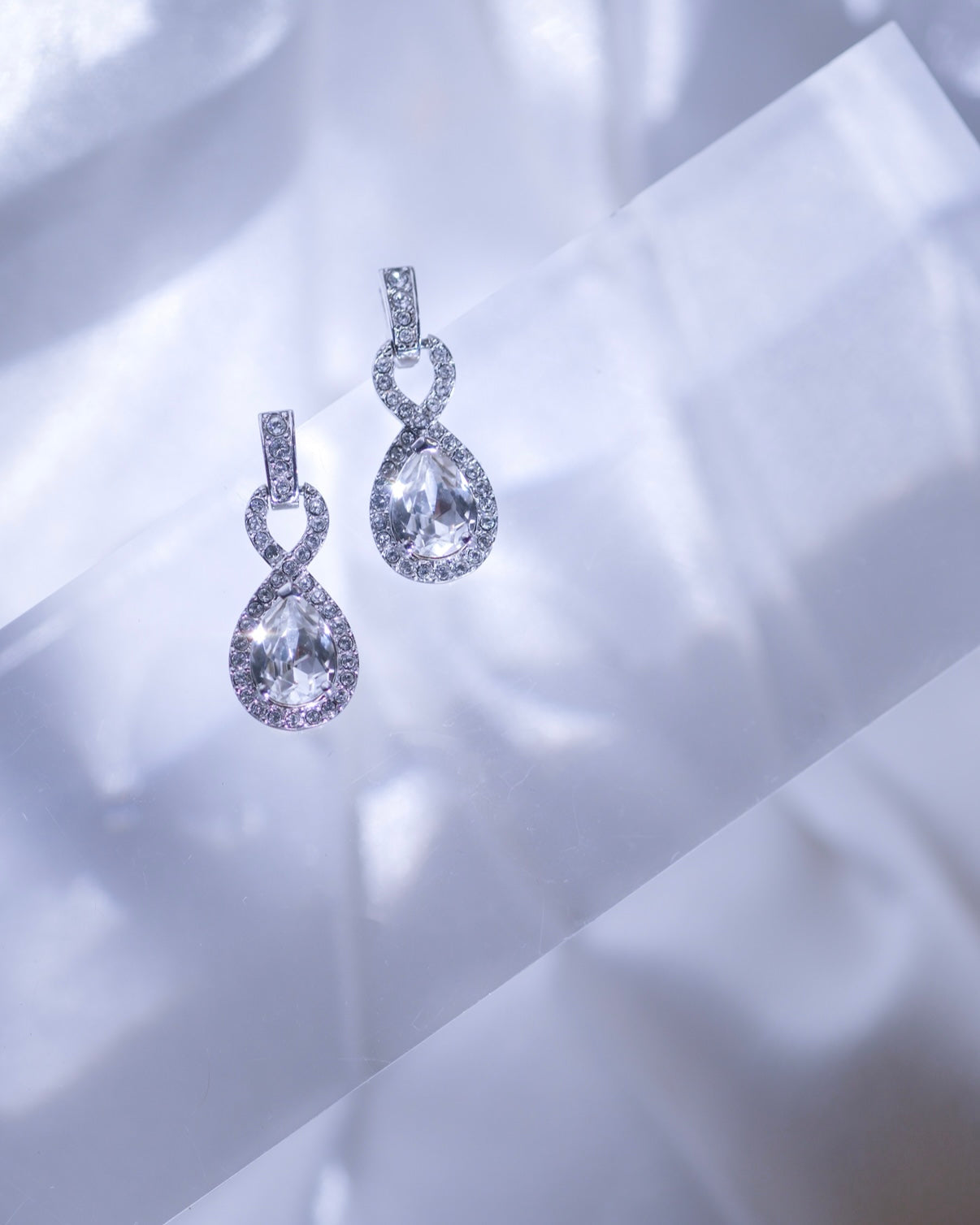 Infinite Facet- elegant, classy earrings