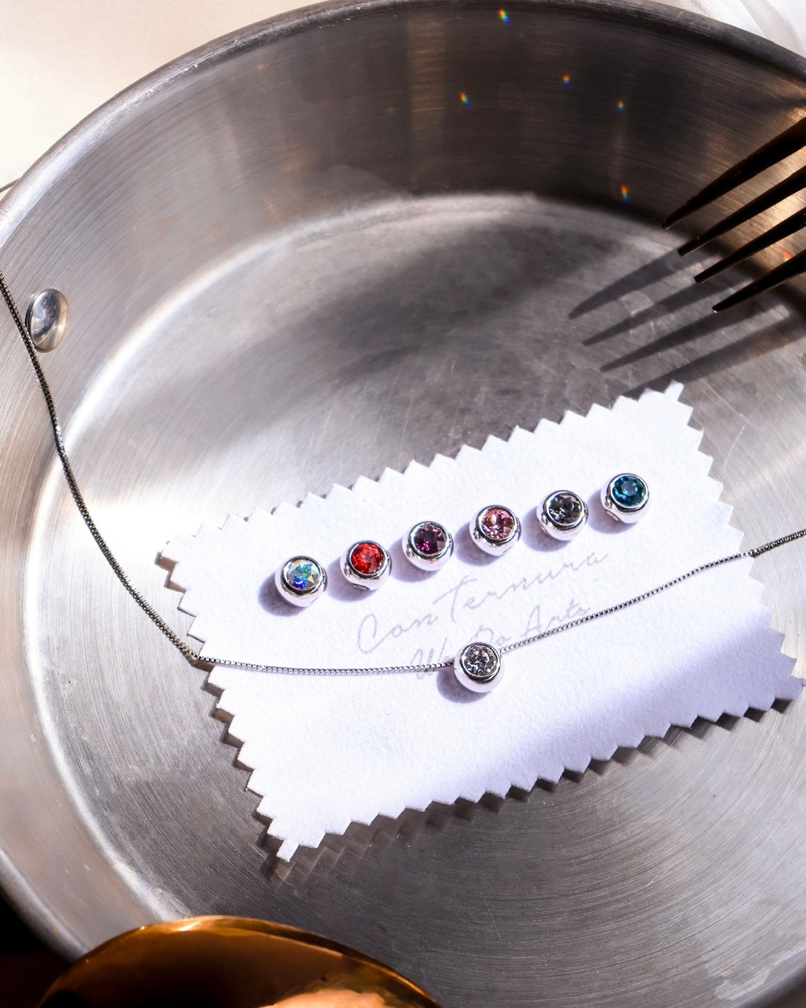 Seven 7 - necklace with 6stones with 1Hidden Gem | daily necklace