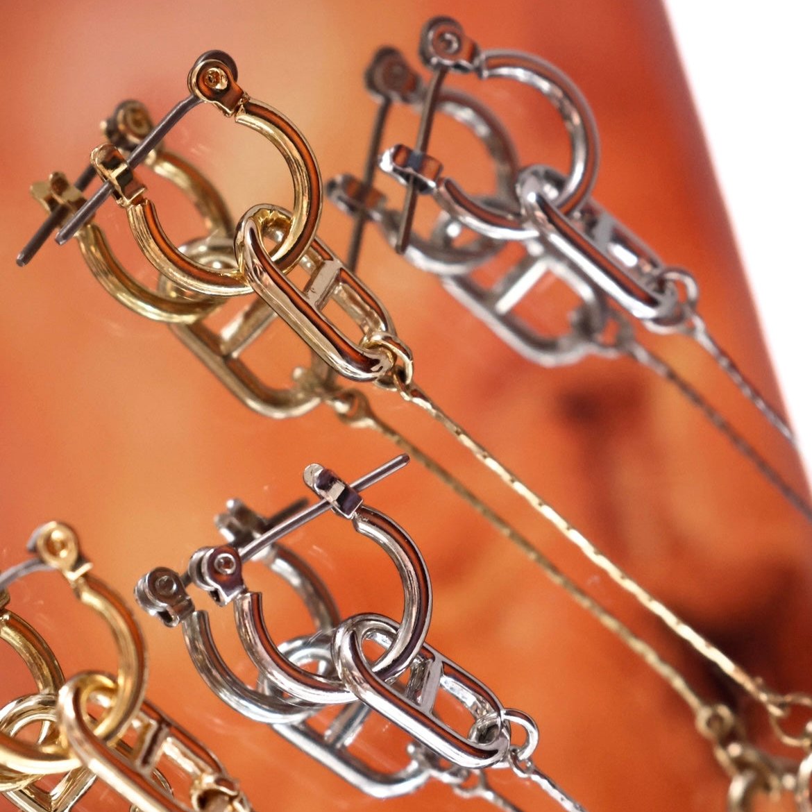 Journey | linkage dangling earrings [Last One]