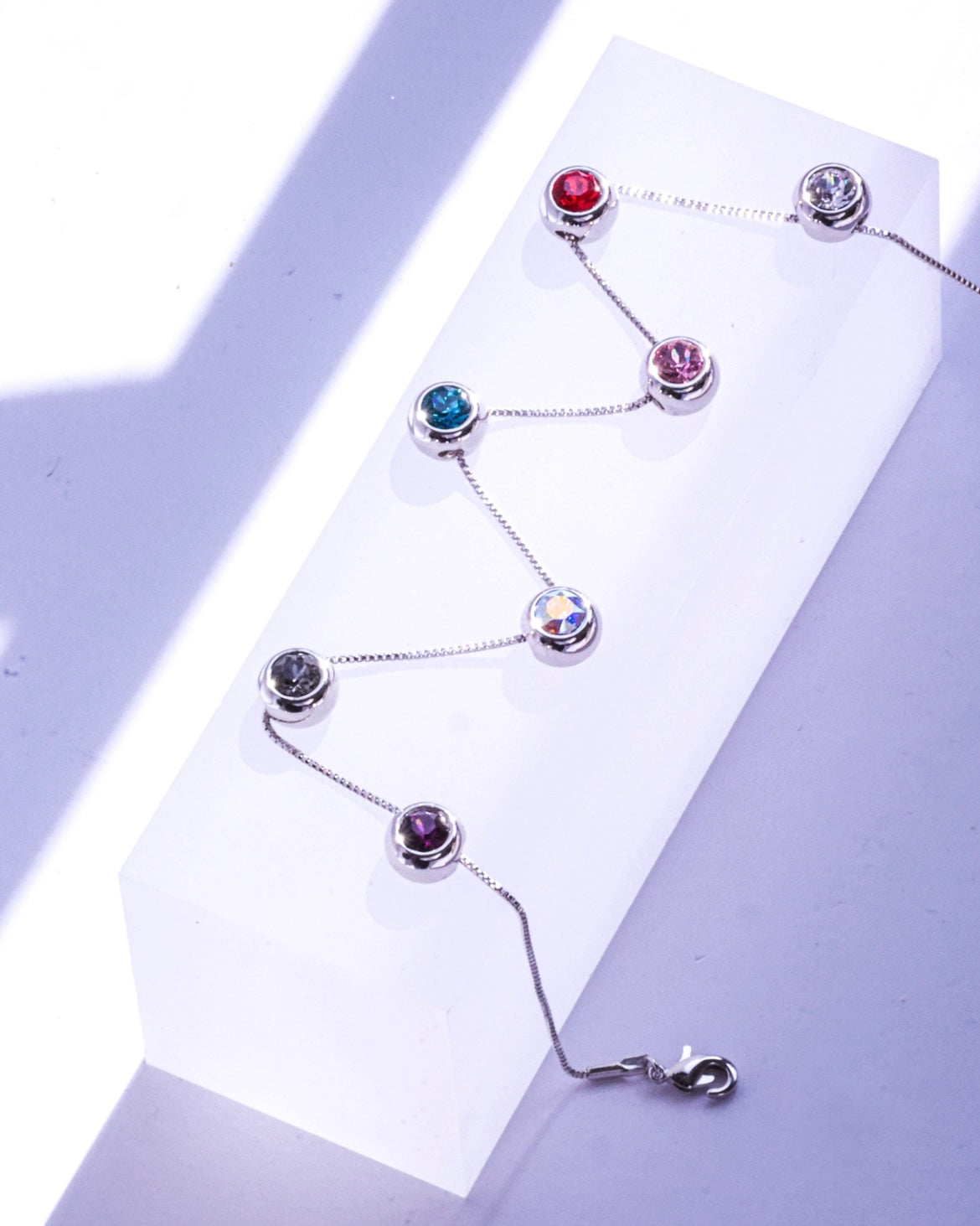 Seven 7 - necklace with 6stones with 1Hidden Gem | daily necklace