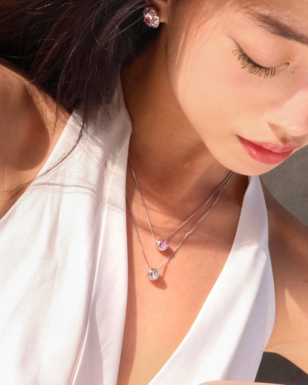 Seven 7 - necklace with 6stones with 1Hidden Gem | daily necklace