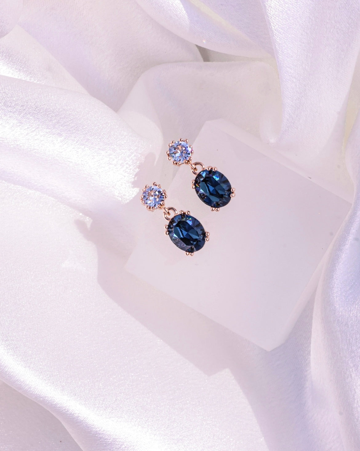 The Lake - Blue Oval Crystal