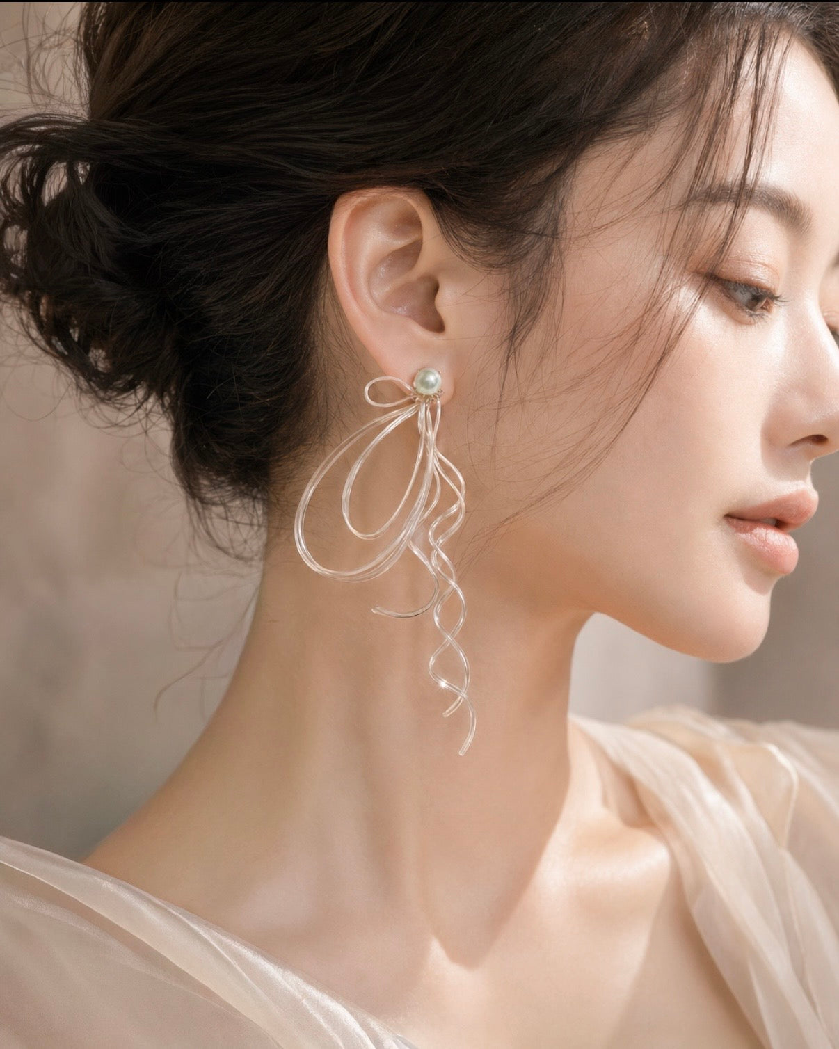 Flow & Glow: handmade dip art earrings