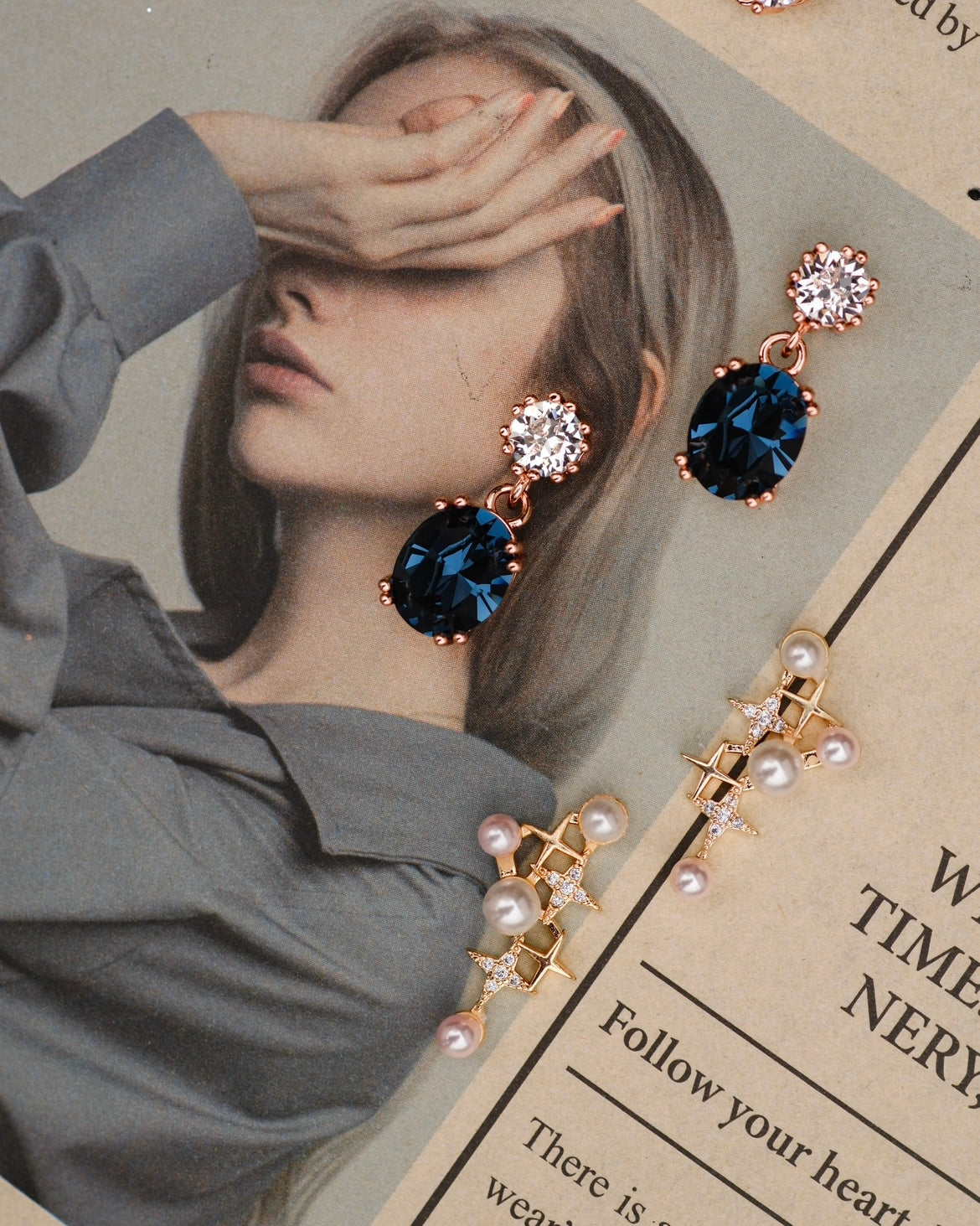 The Lake - Blue Oval Crystal