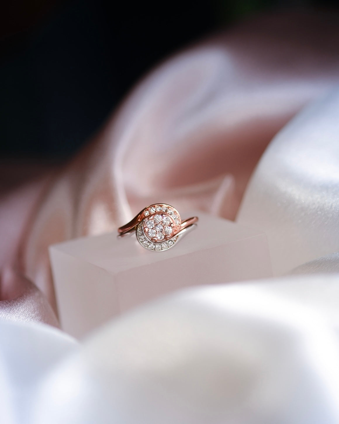 Soulmate : 18k Gold plated ring set