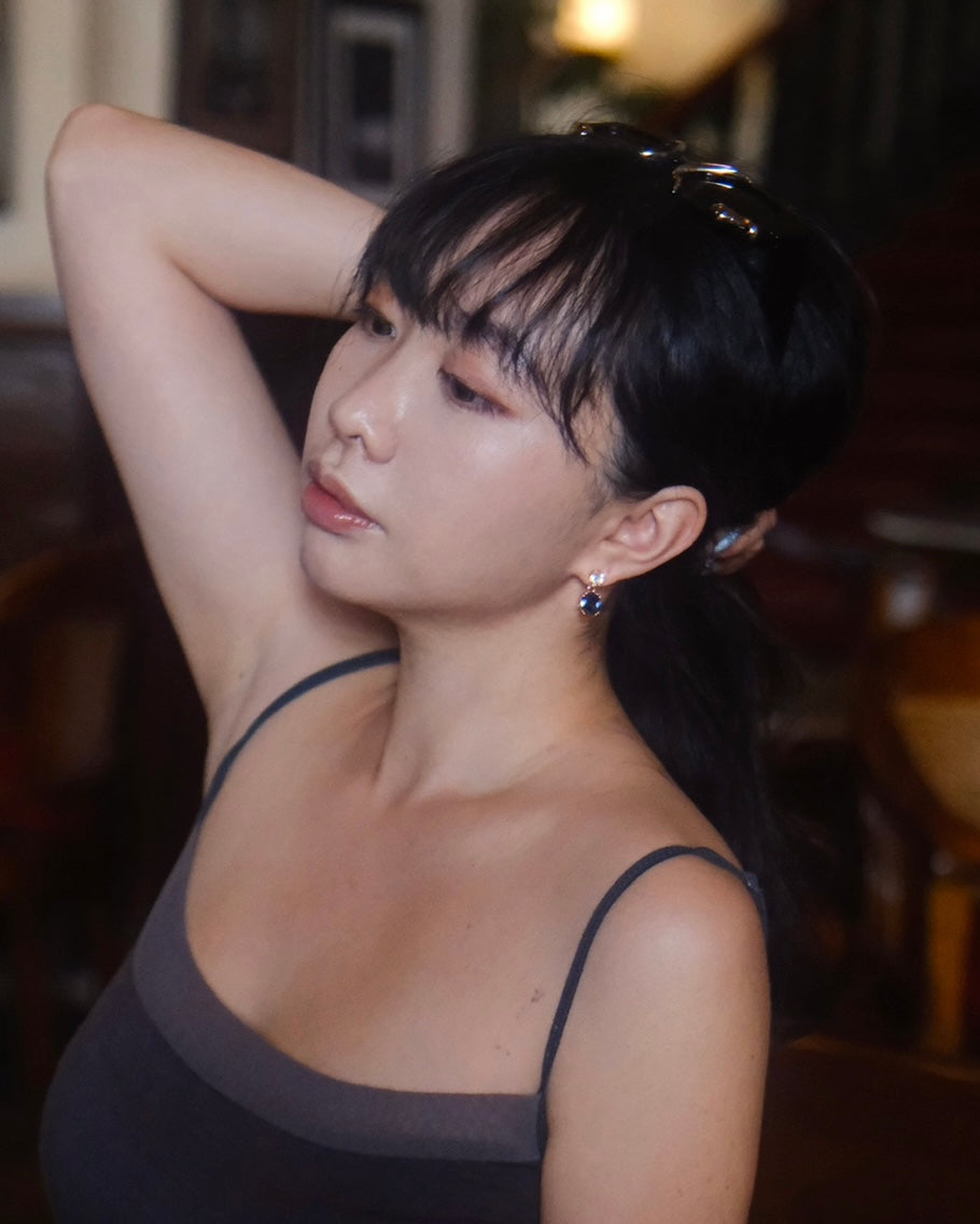 The Lake - Blue Oval Crystal