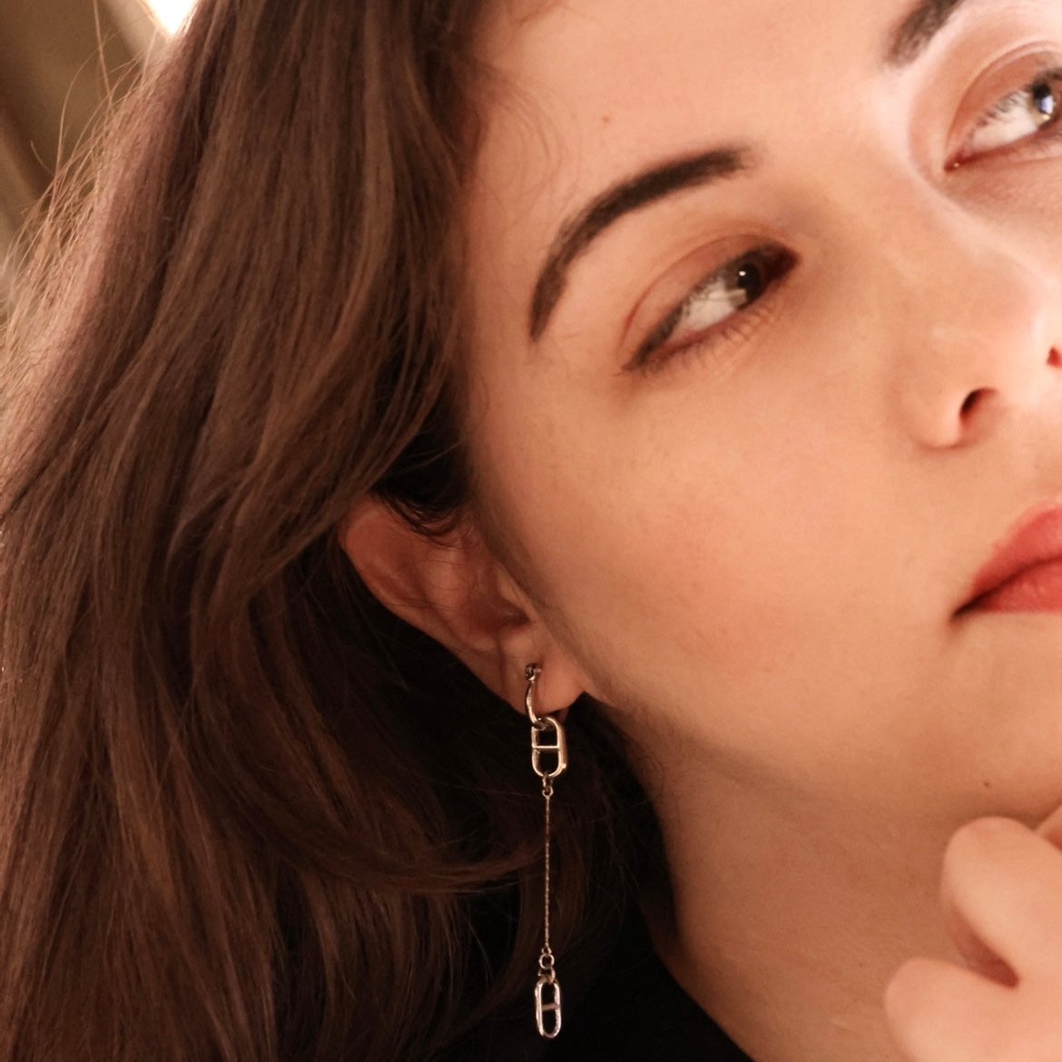 Journey | linkage dangling earrings [Last One]