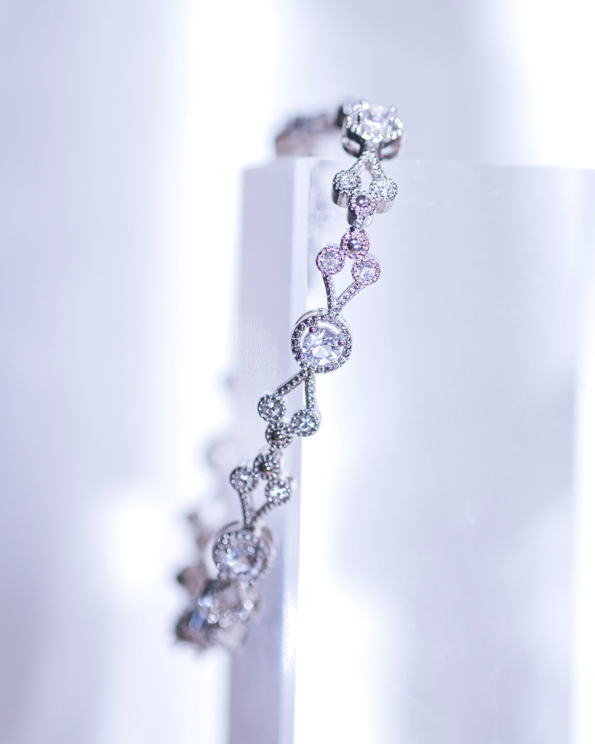 In the Next Life: Memory Wave Statement Bracelet (Silver) Set