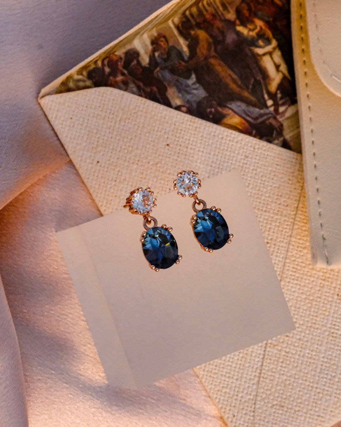 The Lake - Blue Oval Crystal