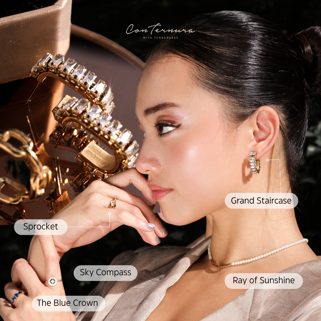 Grand Staircase Earrings| Emerald Cut