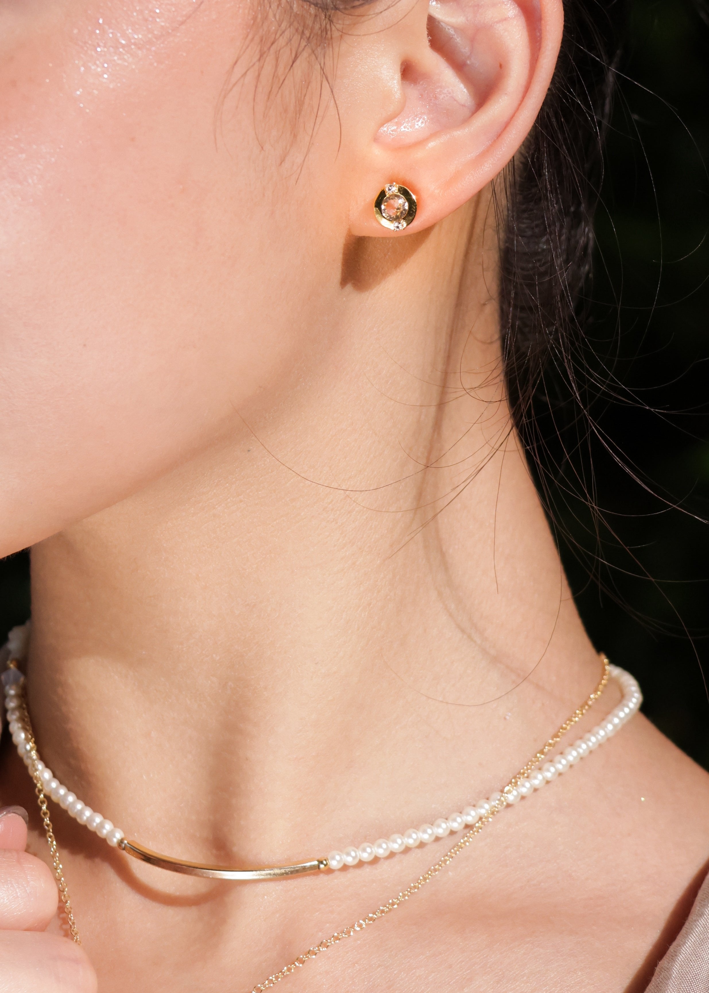 Golden Snitch | shining Ear studs