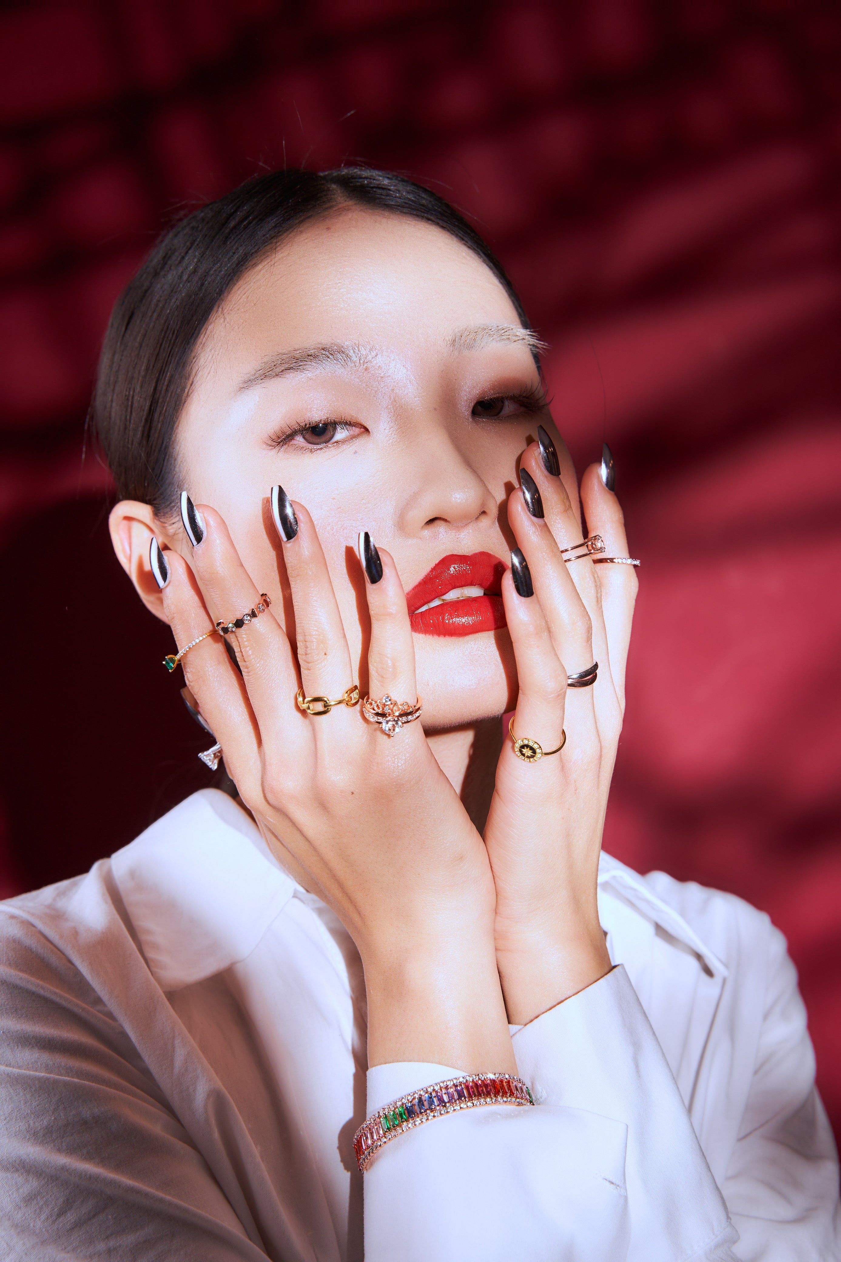 Sky Compass - Collection Peterpan | Friendship ring - silver plated with 18k Gold - chic -  European art