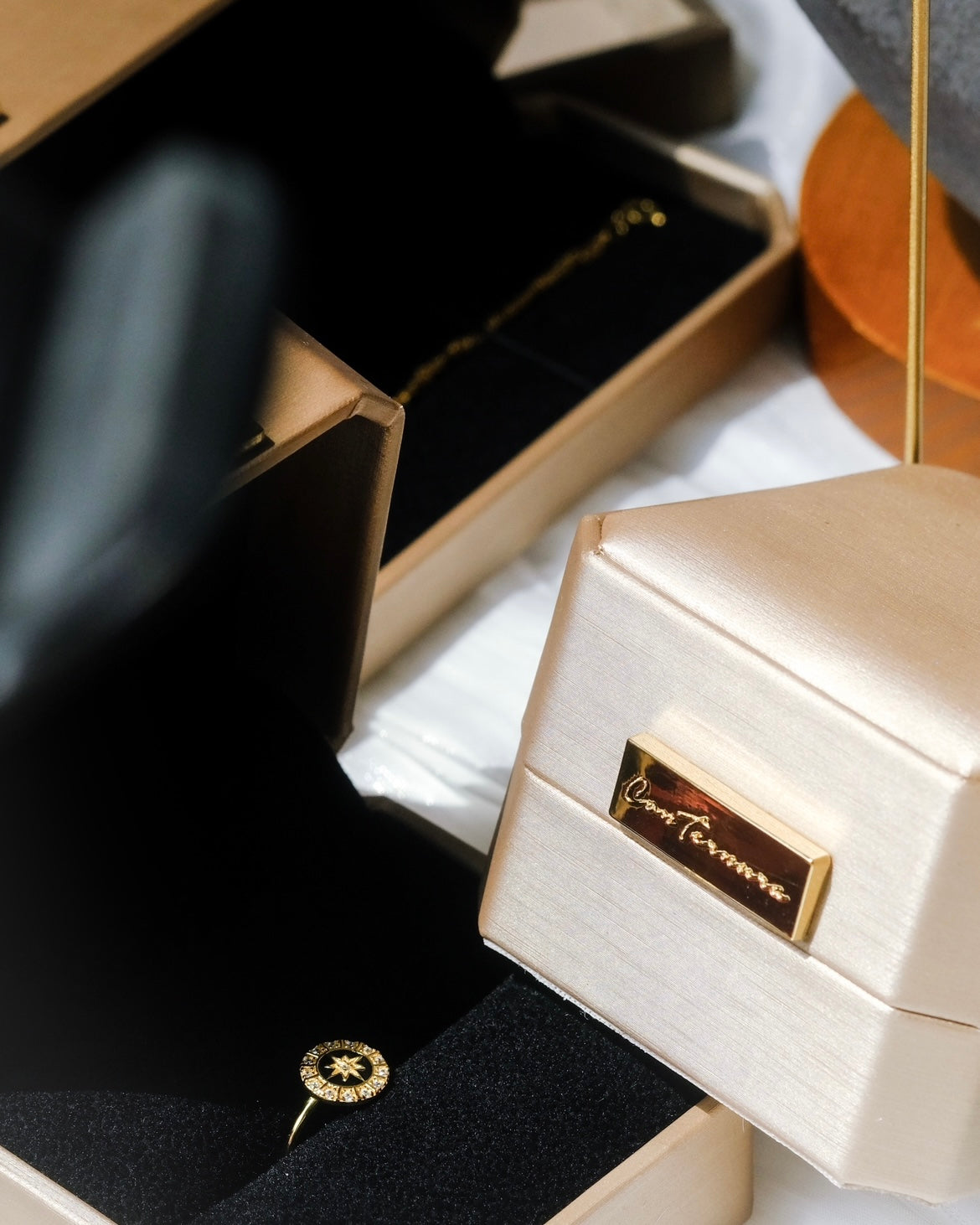 Sky Compass - Collection Peterpan | Friendship ring - silver plated with 18k Gold - chic -  European art