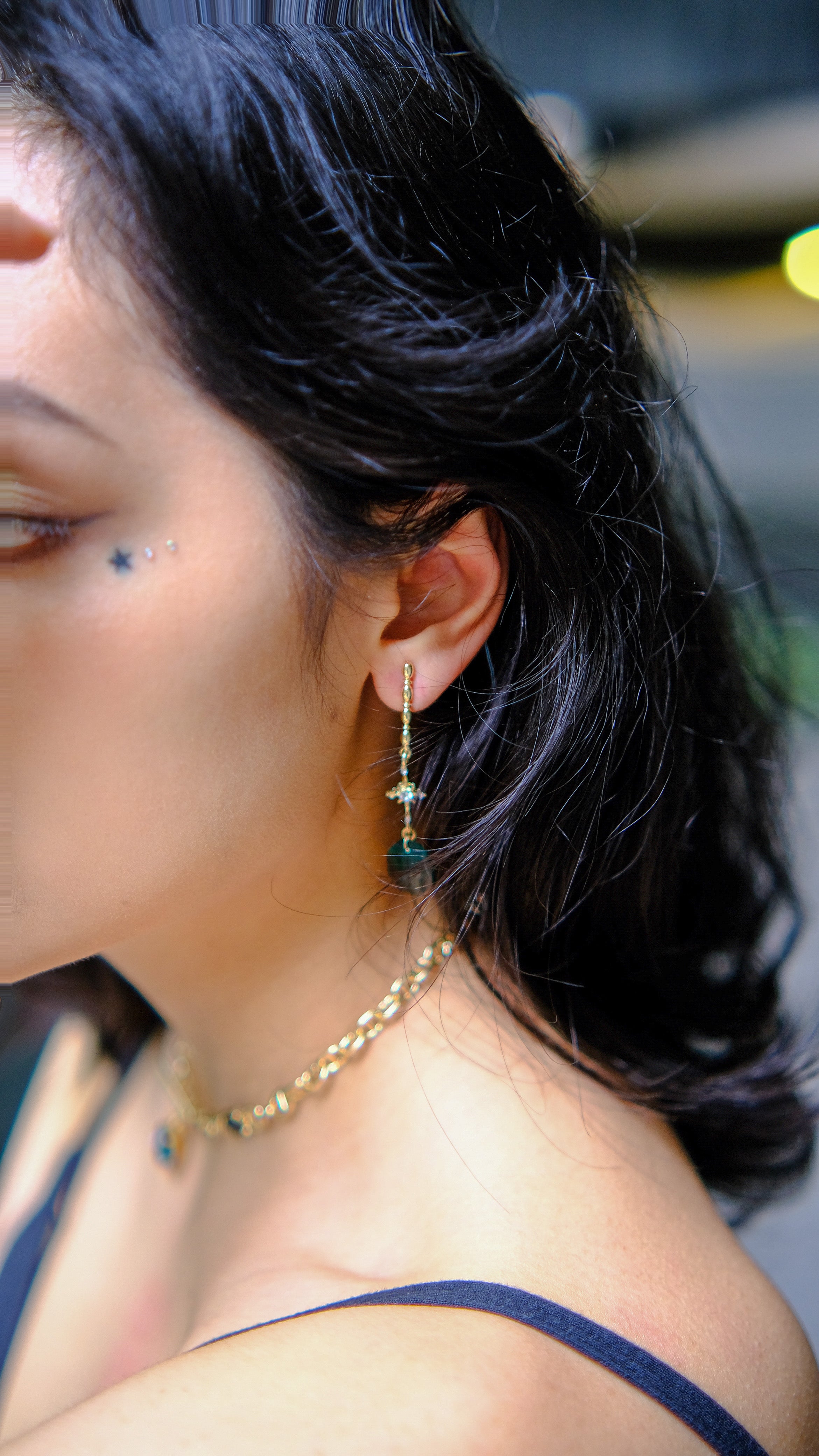 Peterpan - Collection Peterpan in Neverland | Luxurious green Swarovski crystal - elegance and artsy