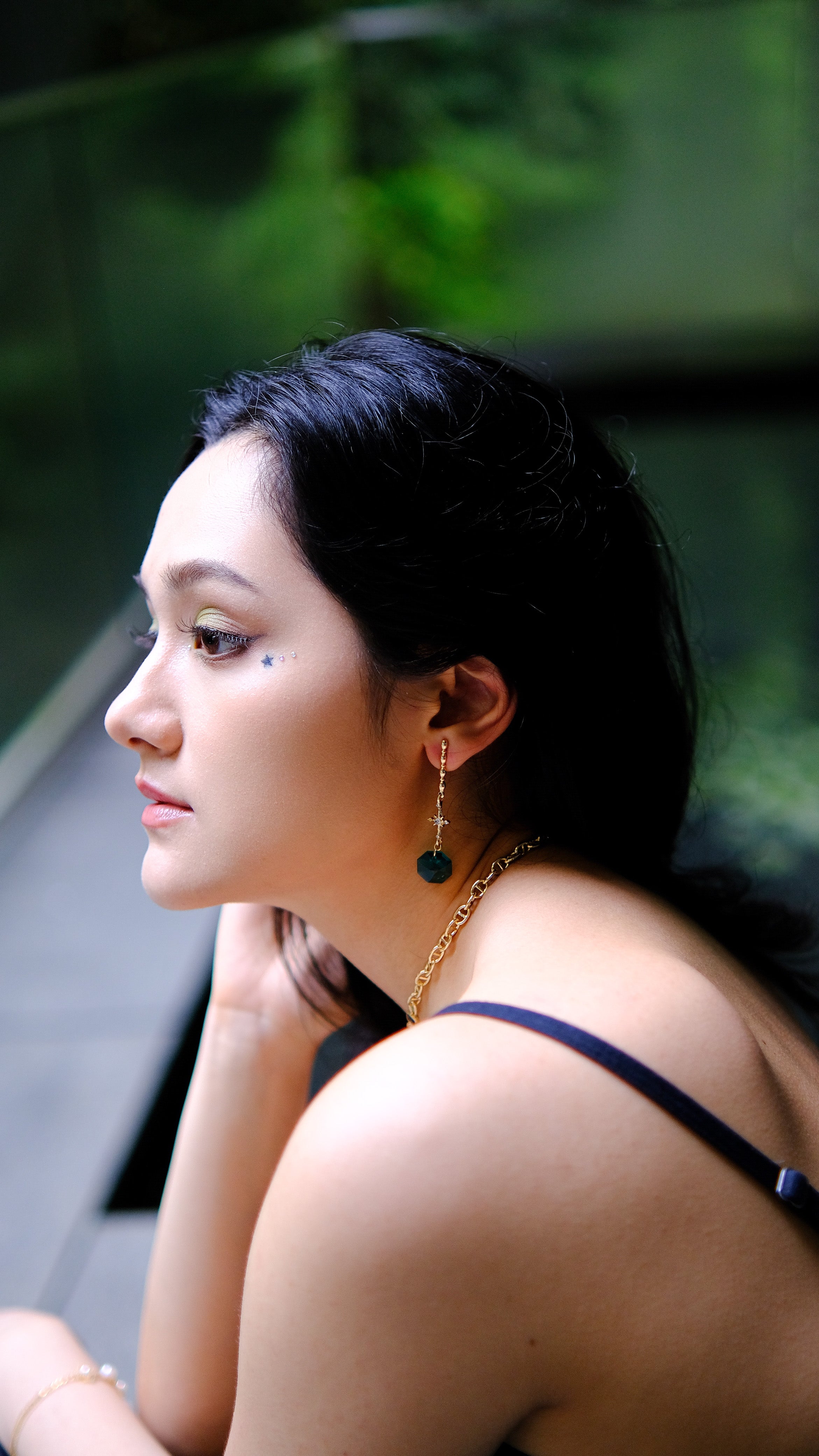 Peterpan - Collection Peterpan in Neverland | Luxurious green Swarovski crystal - elegance and artsy