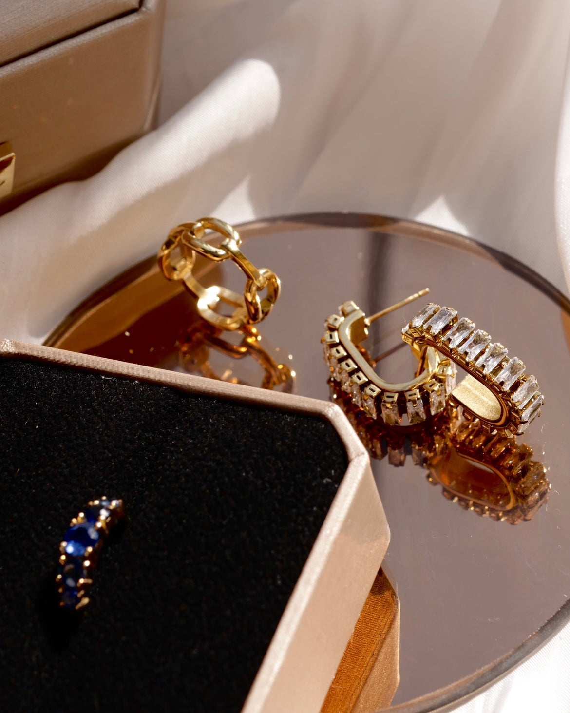 Grand Staircase Earrings| Emerald Cut