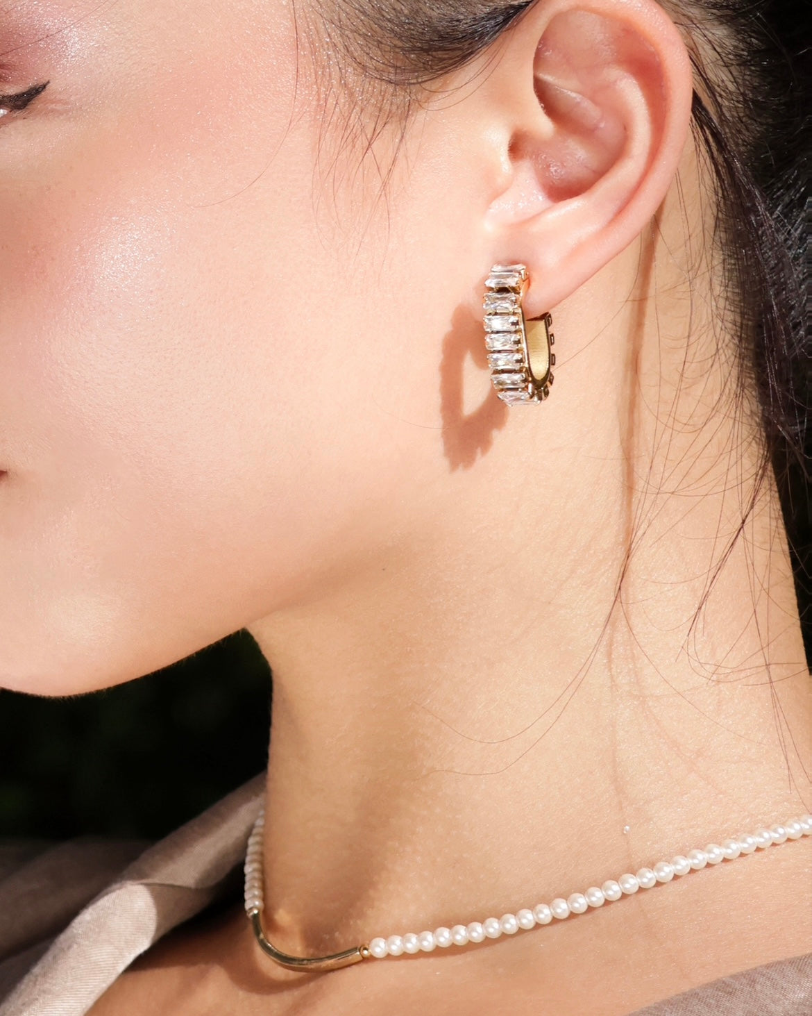 Grand Staircase Earrings| Emerald Cut