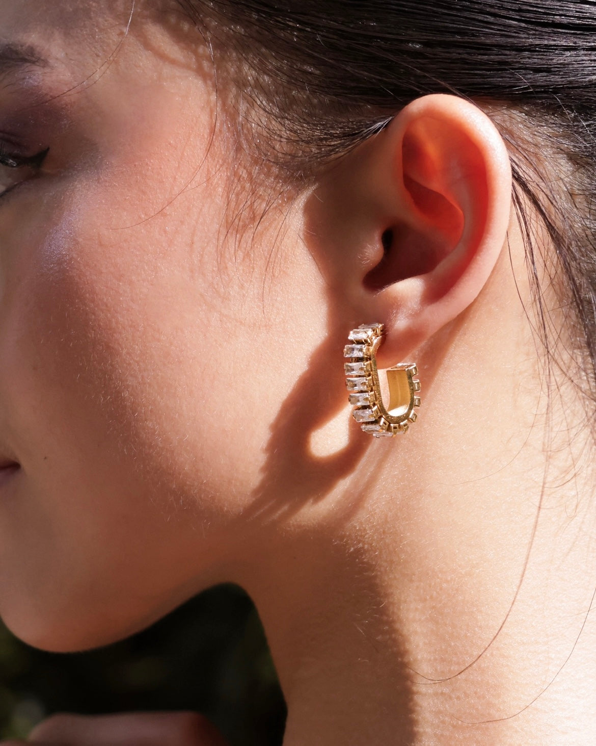 Grand Staircase Earrings| Emerald Cut