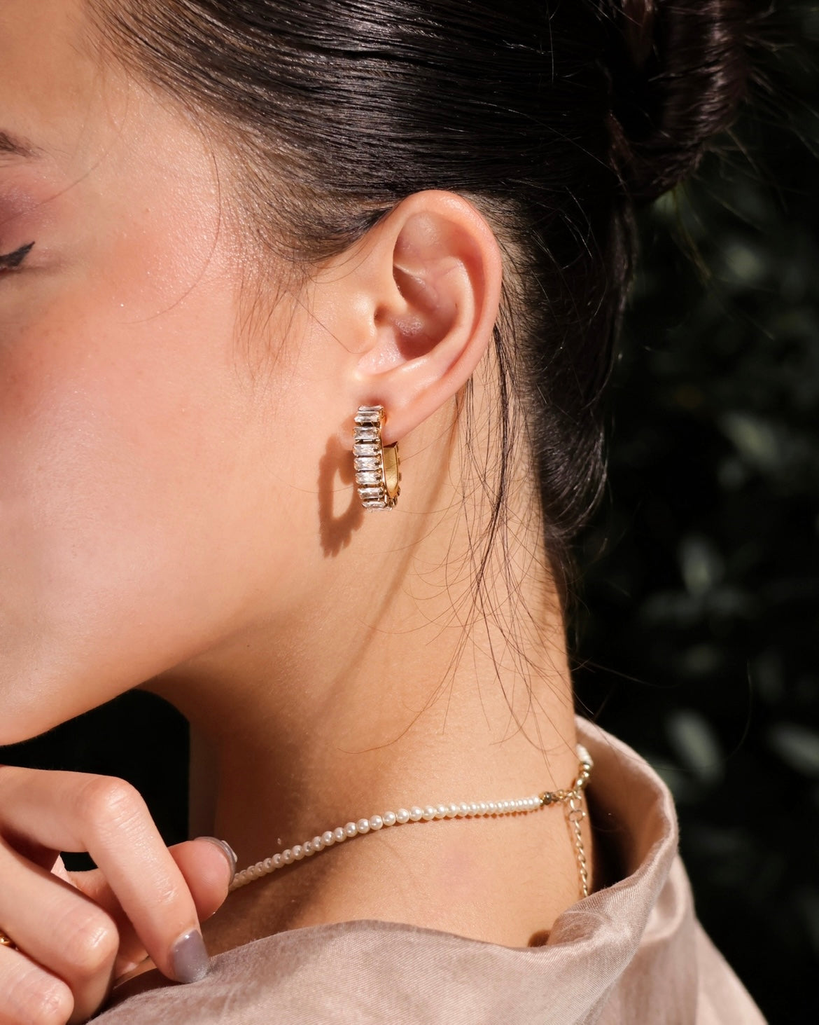 Grand Staircase Earrings| Emerald Cut