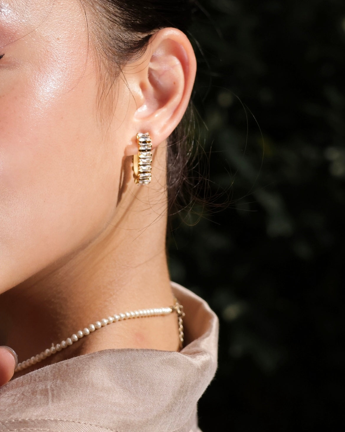 Grand Staircase Earrings| Emerald Cut