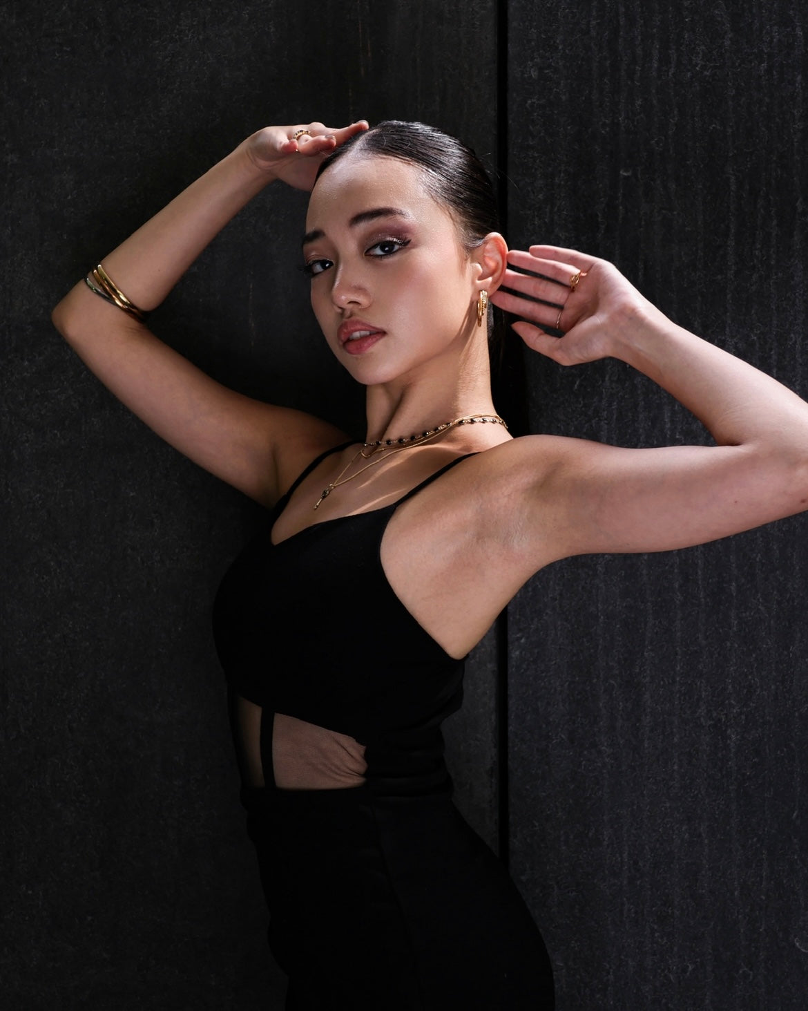 Horus Bangle | three layers arm bangle