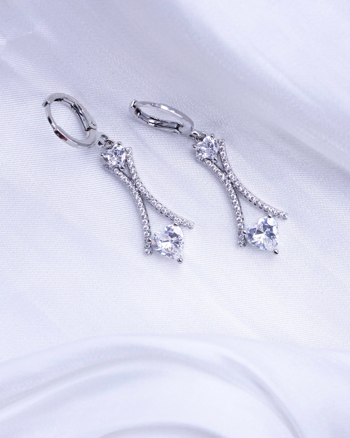 The City of Love | Heart shape Earrings