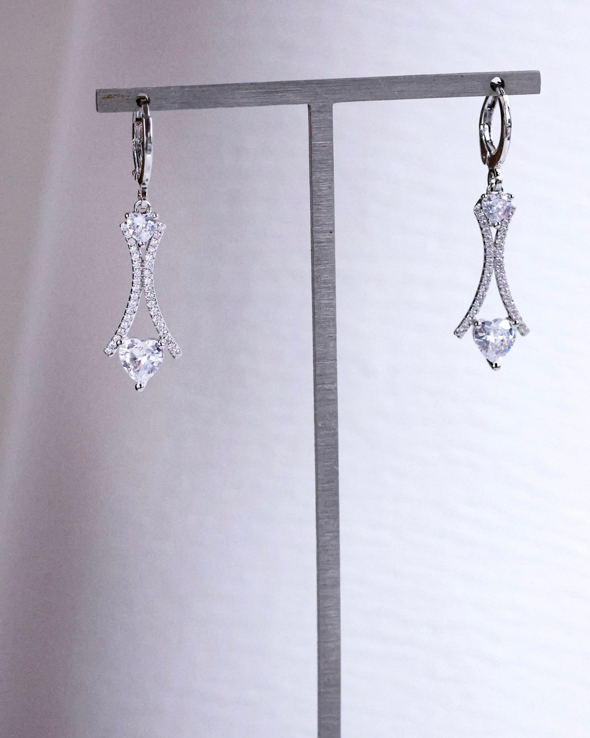 The City of Love | Heart shape Earrings