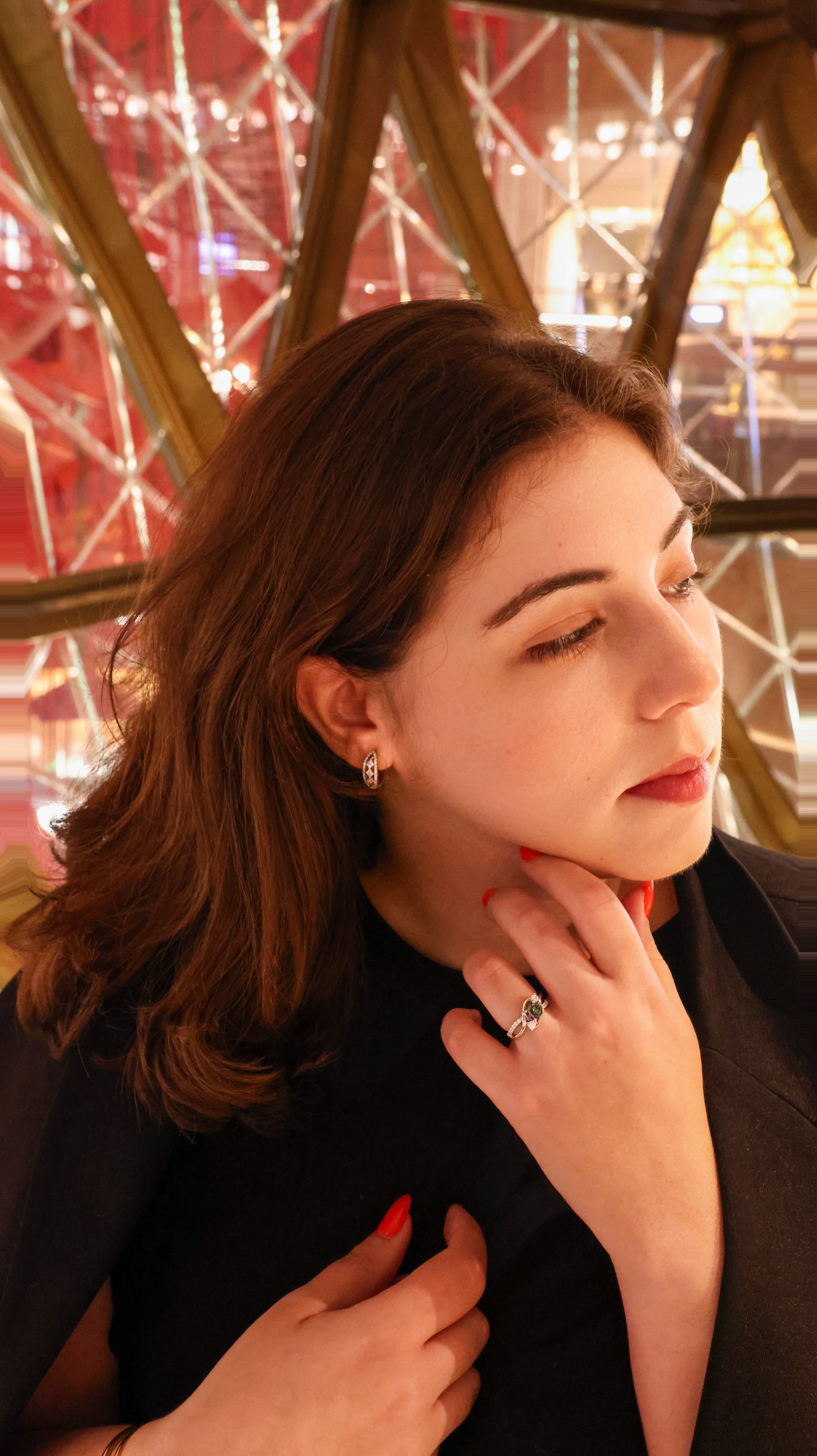 The Cradle | elegant hoop earrings