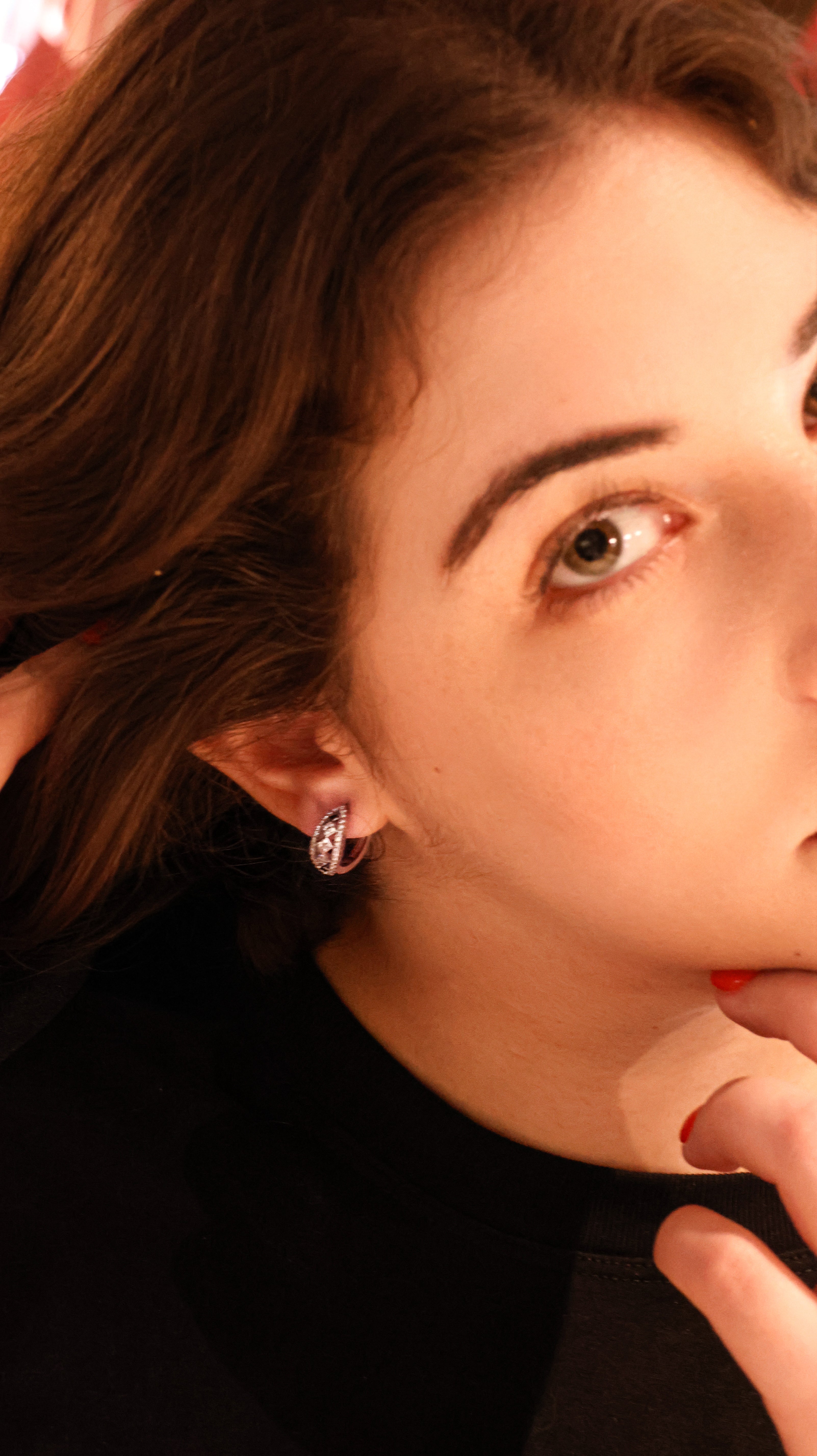 The Cradle | elegant hoop earrings