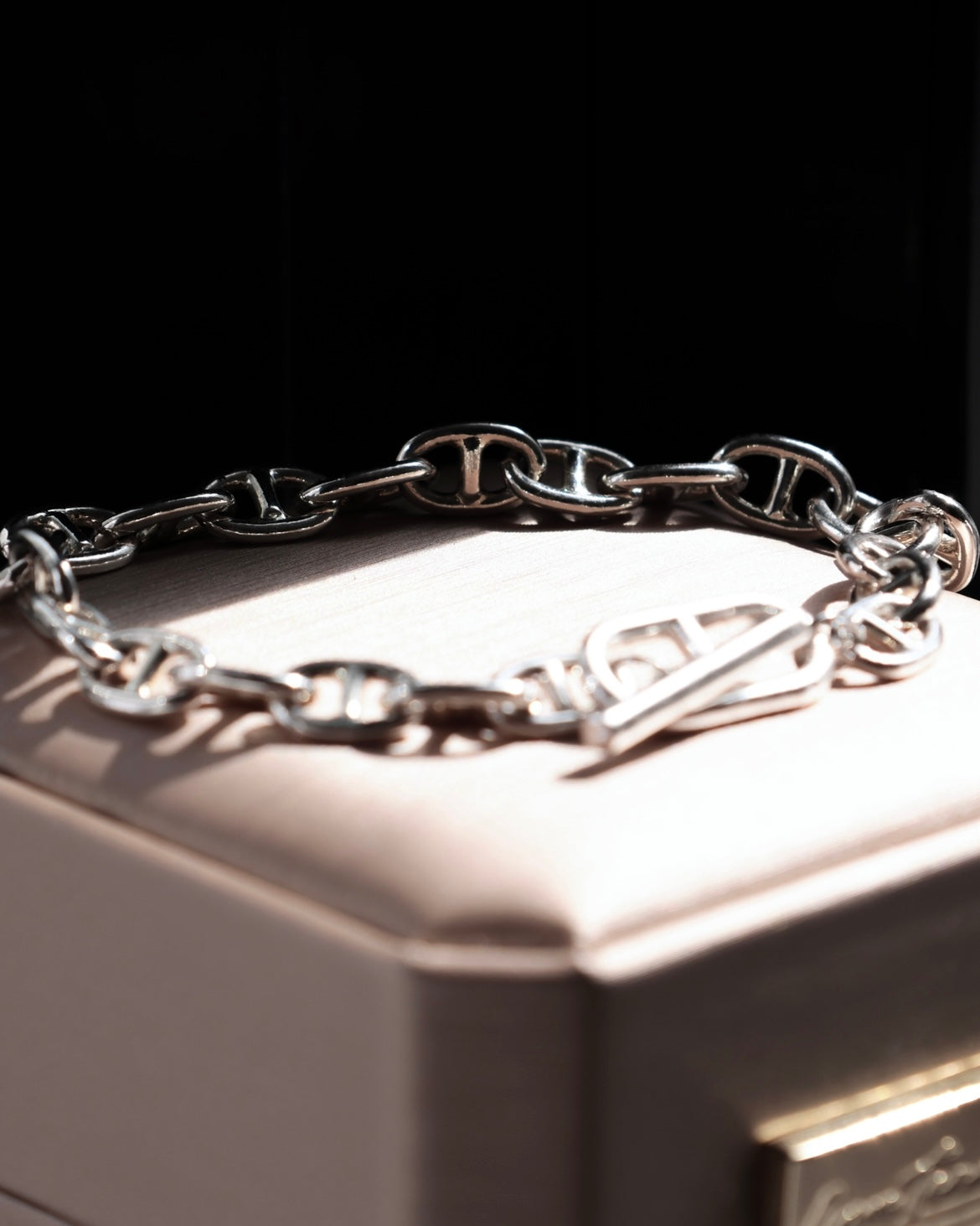 the Parallel Lock | silver classy luxurious bracelet