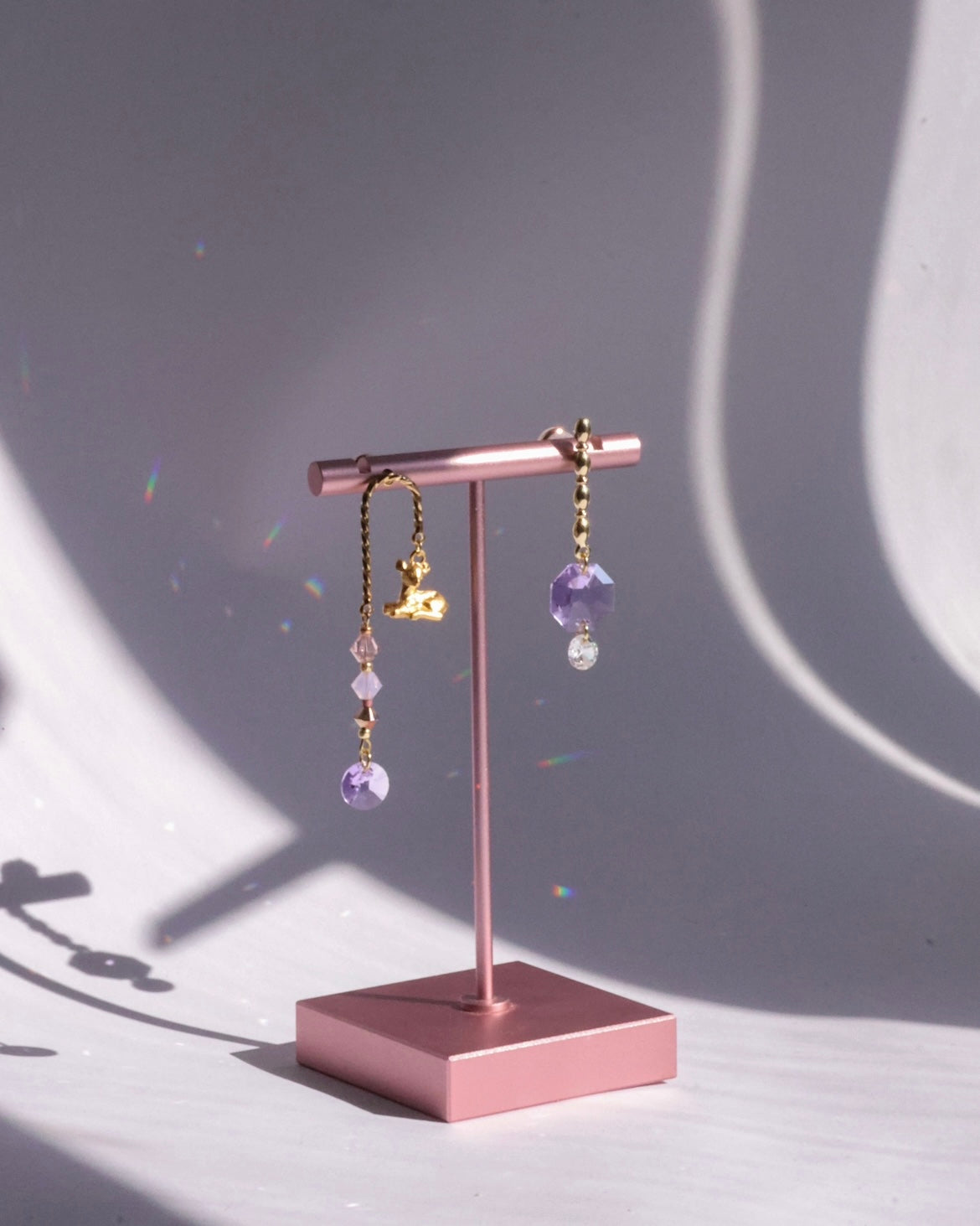 the Deer and the Gem | Sparkling goddess earrings (Limited Quantity)