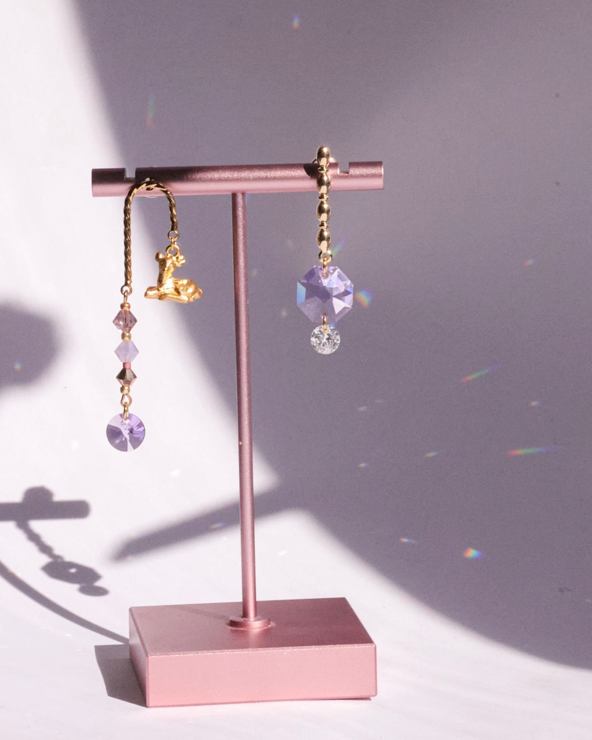 the Deer and the Gem | Sparkling goddess earrings (Limited Quantity)