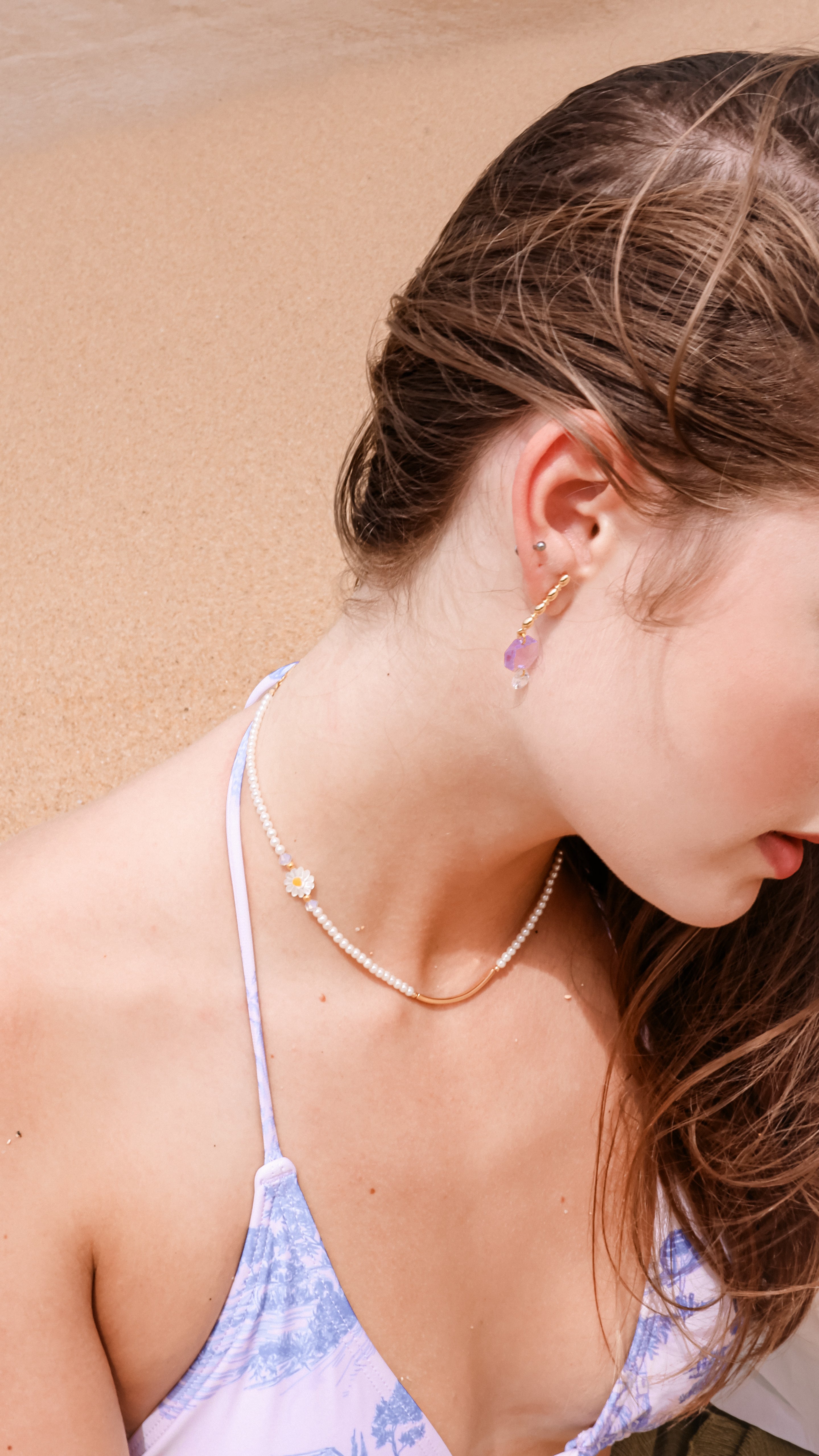 Ray of Sunshine Choker-  2-way to wear| Pearl choker - Classy and cute