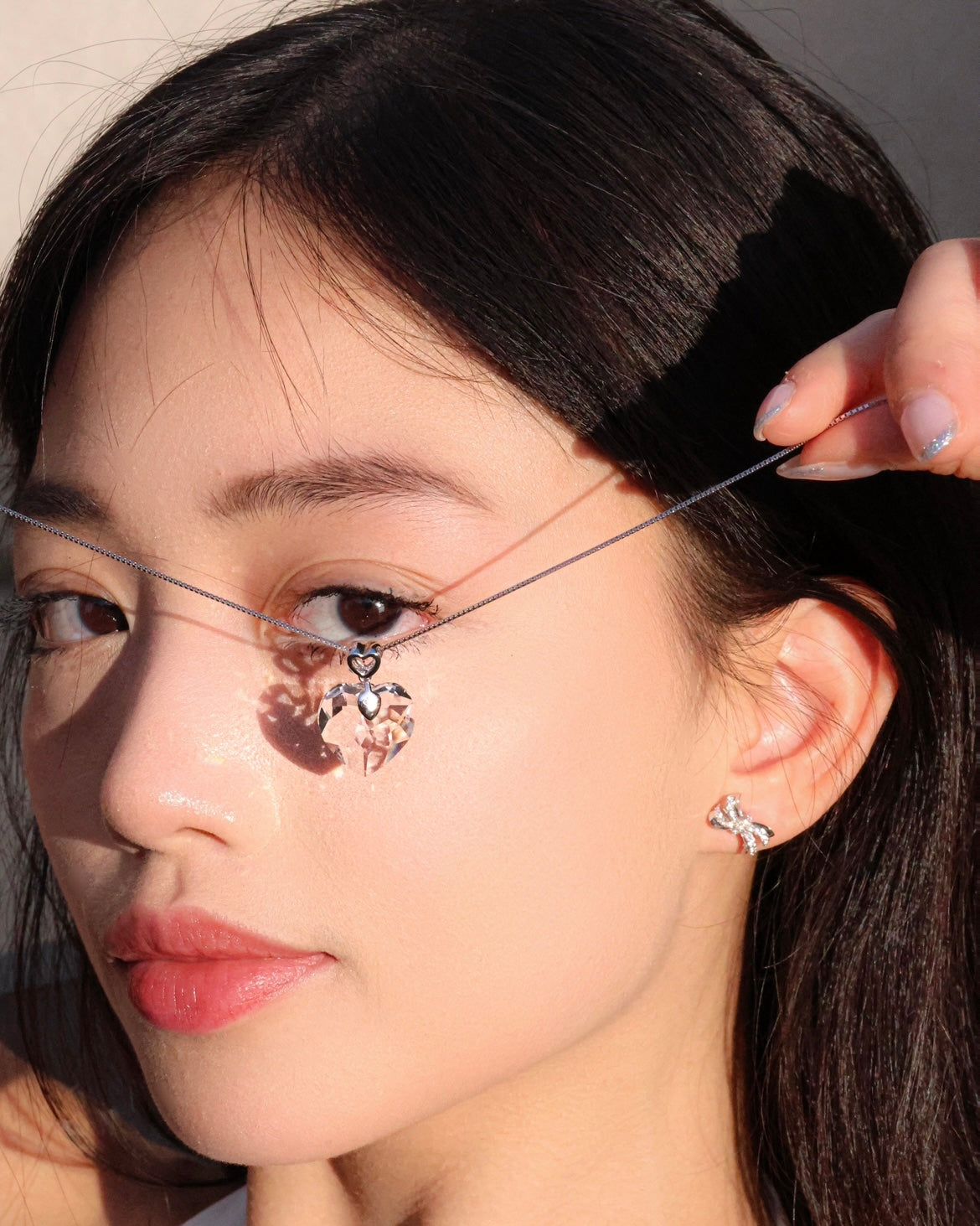 The Glassy Heart | transparent heart Swarovski® crystal