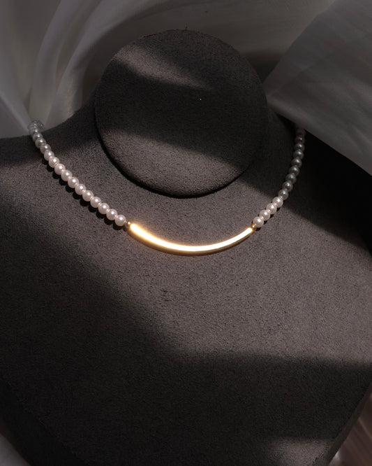 Ray of Sunshine Choker-  2-way to wear| Pearl choker - Classy and cute