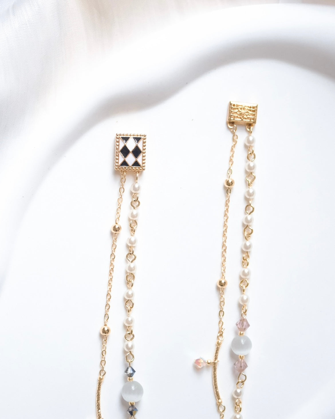 Poker | two layers bracelet, golden, sakura, black