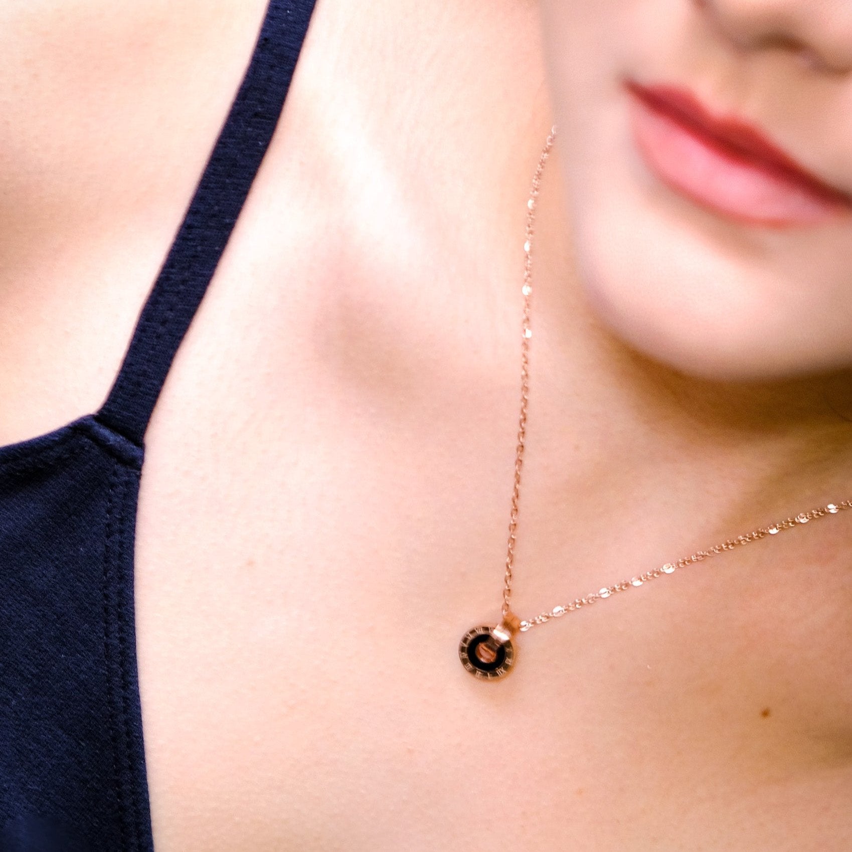 Trust - Collection Peterpan - Necklace - if the clock won't tik - Titanium - 100% anti rust