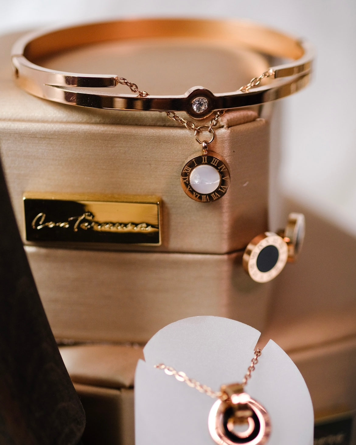 Trust - Collection Peterpan - Necklace - if the clock won't tik - Titanium - 100% anti rust