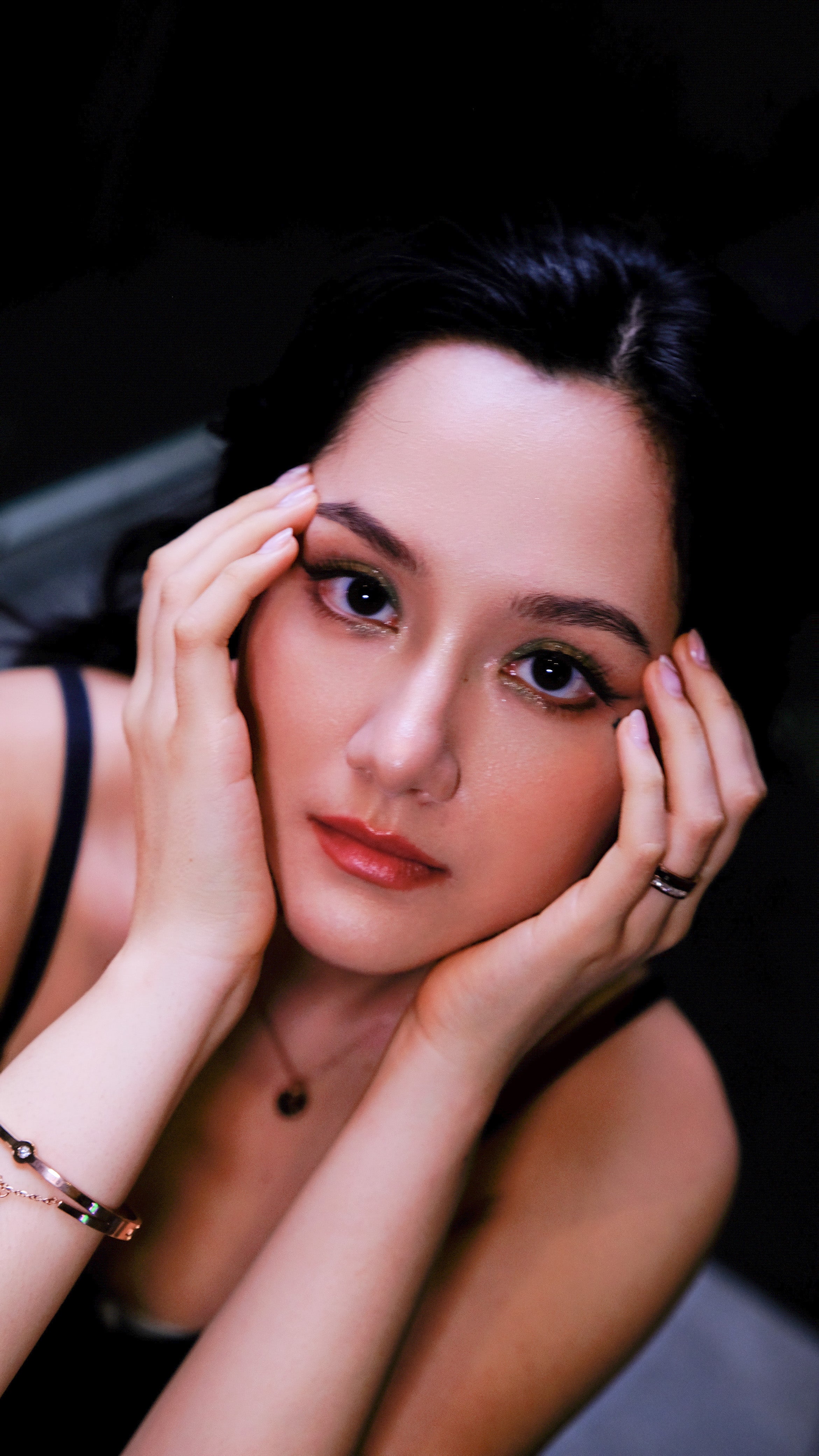 Pixie Dust - Collection Peterpan | US Size4-10 Square crystal ring - Timeless - Titanium