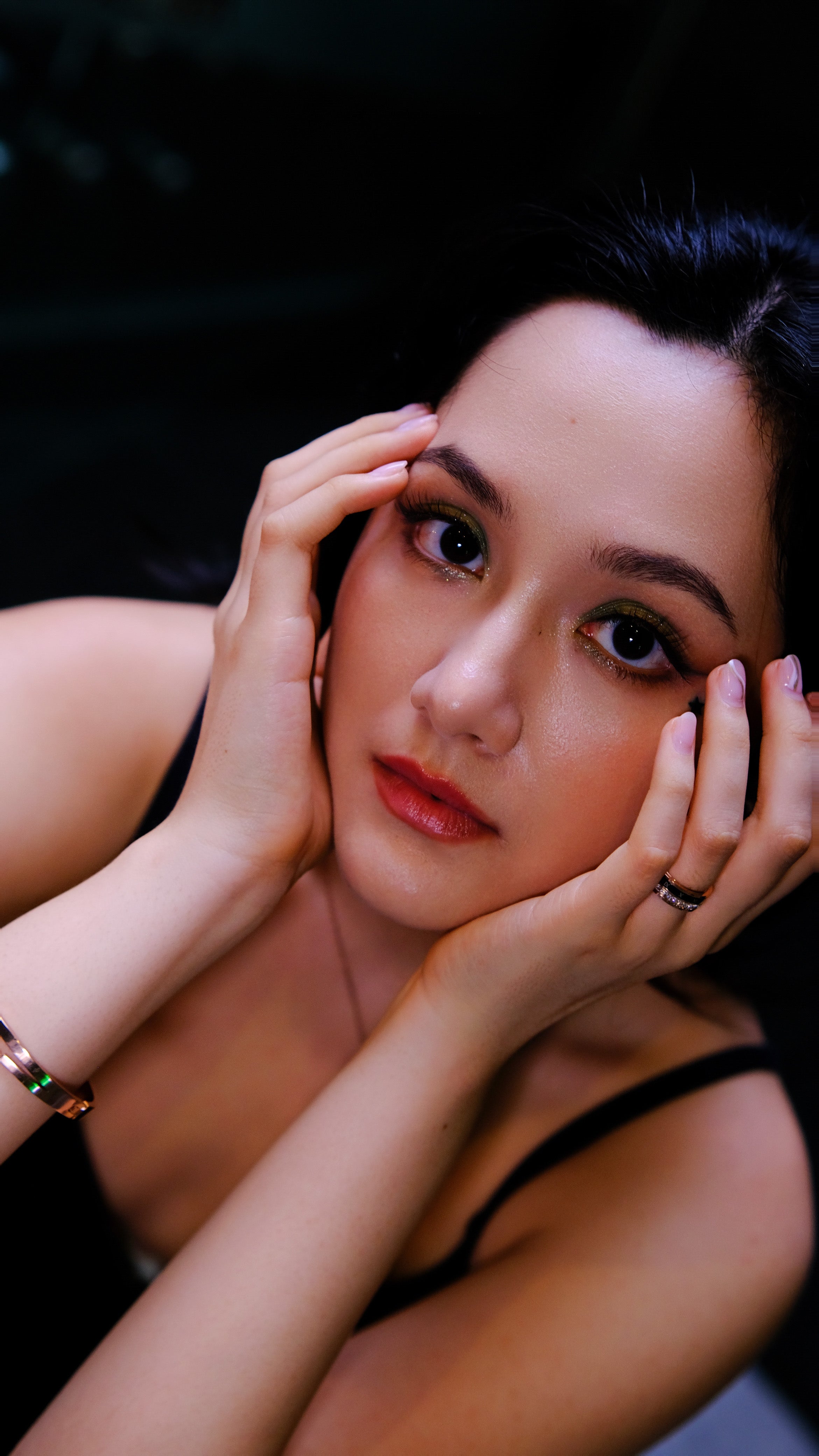 Pixie Dust - Collection Peterpan | US Size4-10 Square crystal ring - Timeless - Titanium