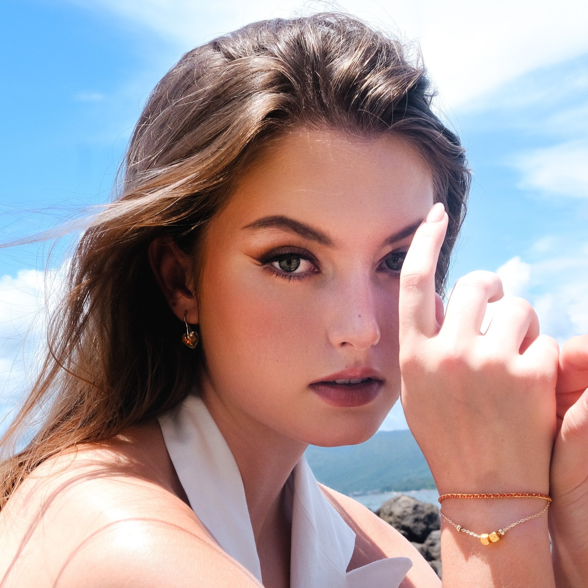 Crimson | Red Thread: Embrace the magic and let it guide you to your destined love - Adjustable Buckle- Two Capital letters