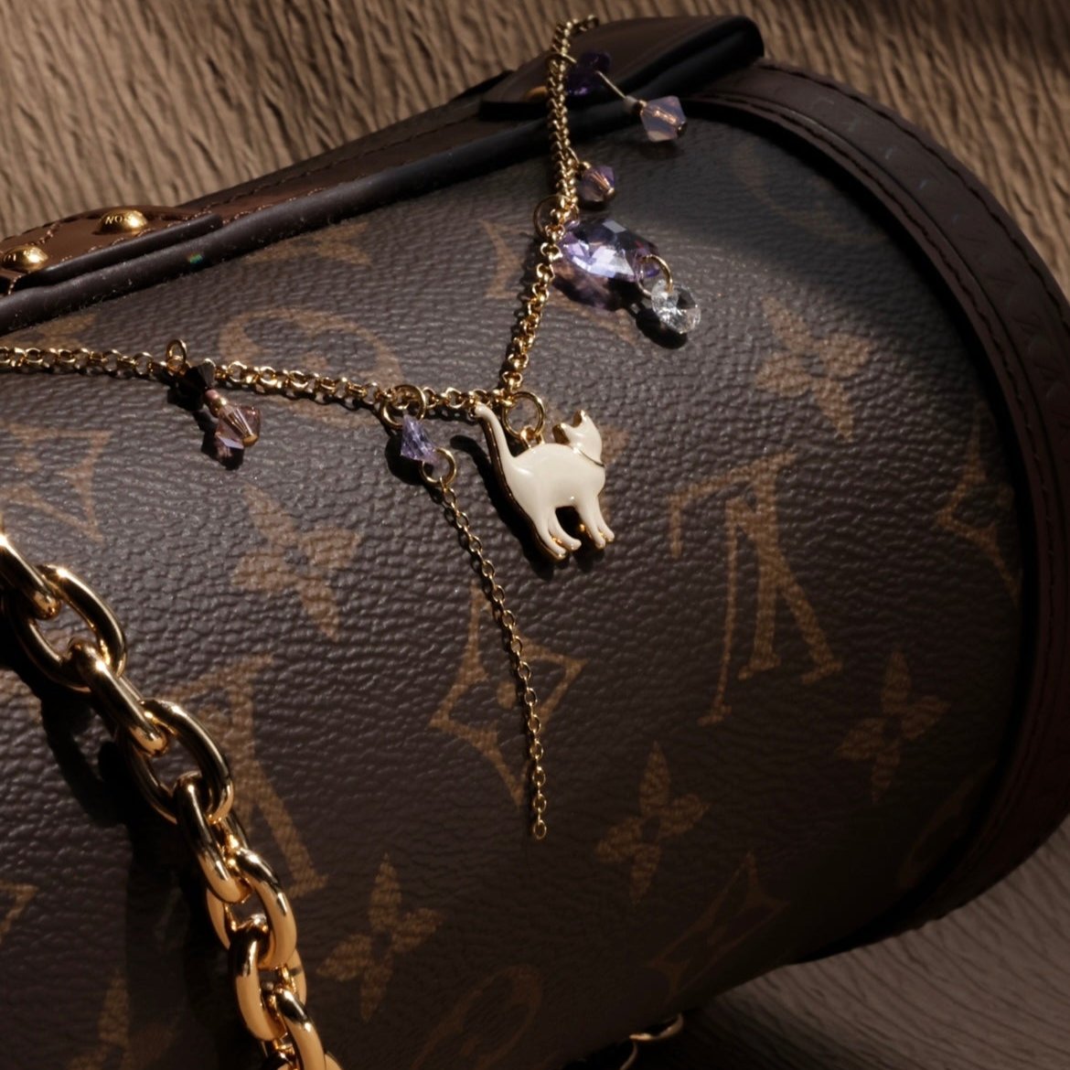 bag chain/ bracelet [2 in 1] Gem and the deer