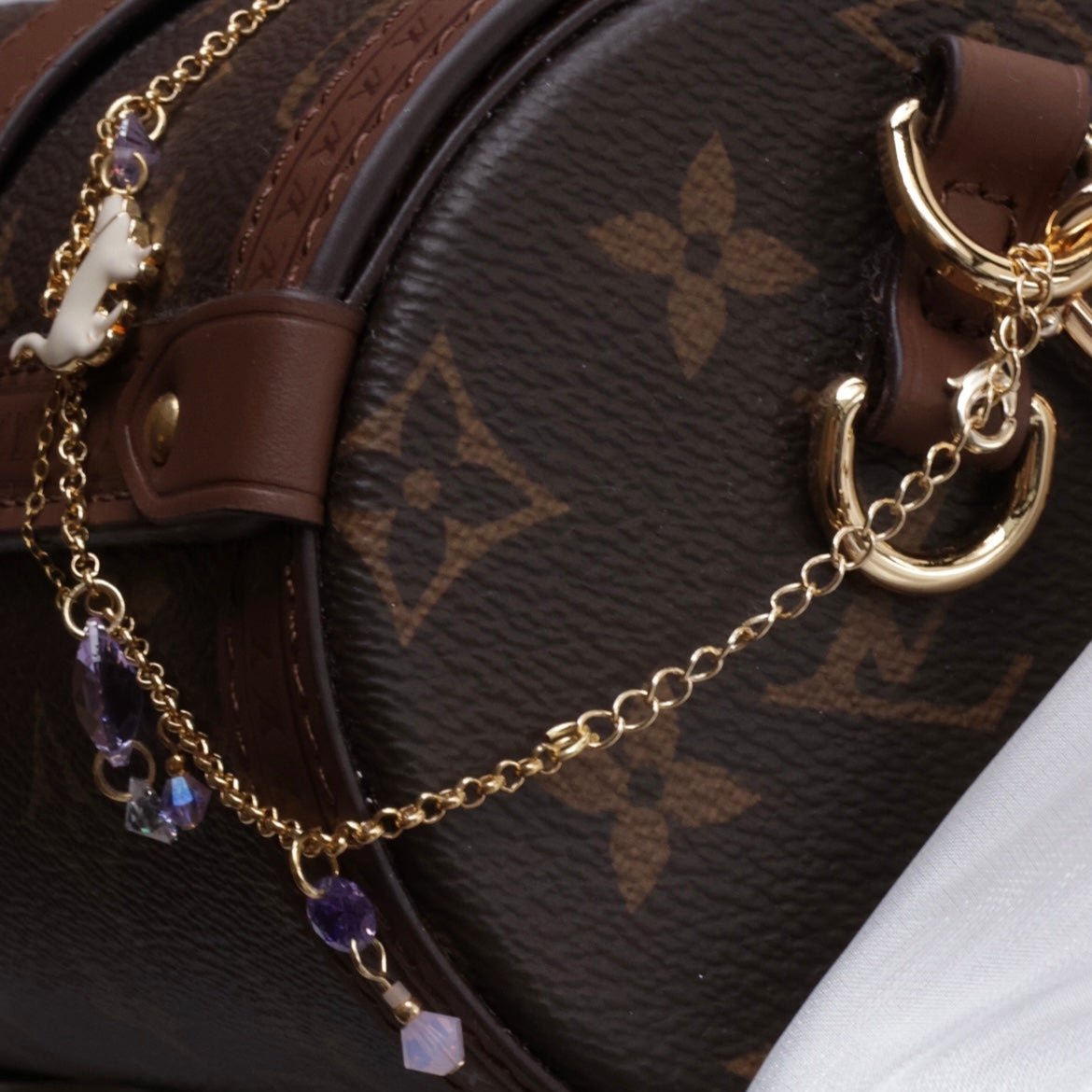 bag chain/ bracelet [2 in 1] Gem and the deer